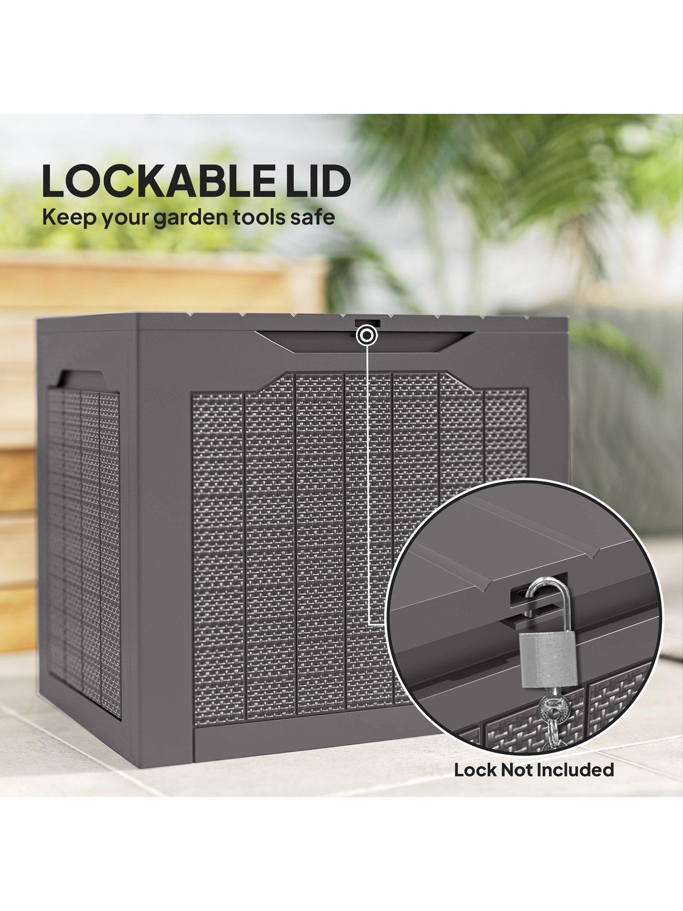 Image 7 of 7 of OutSunny Outdoor Storage Box (L 56 x W 41 x H 50 cm) - Brown