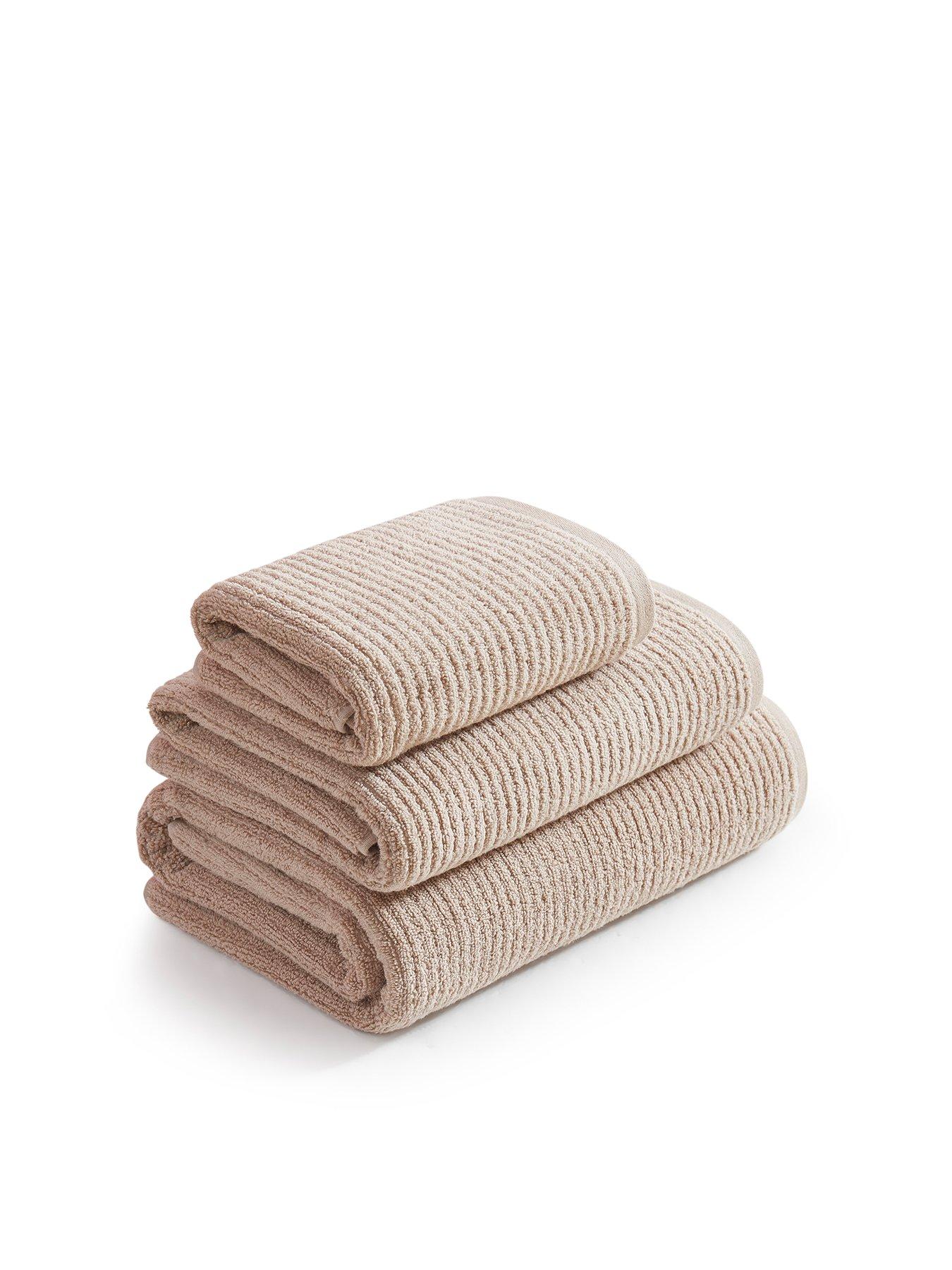 Image 2 of 5 of Dusk Antigua Soft Fine Ribbed Bath Sheet