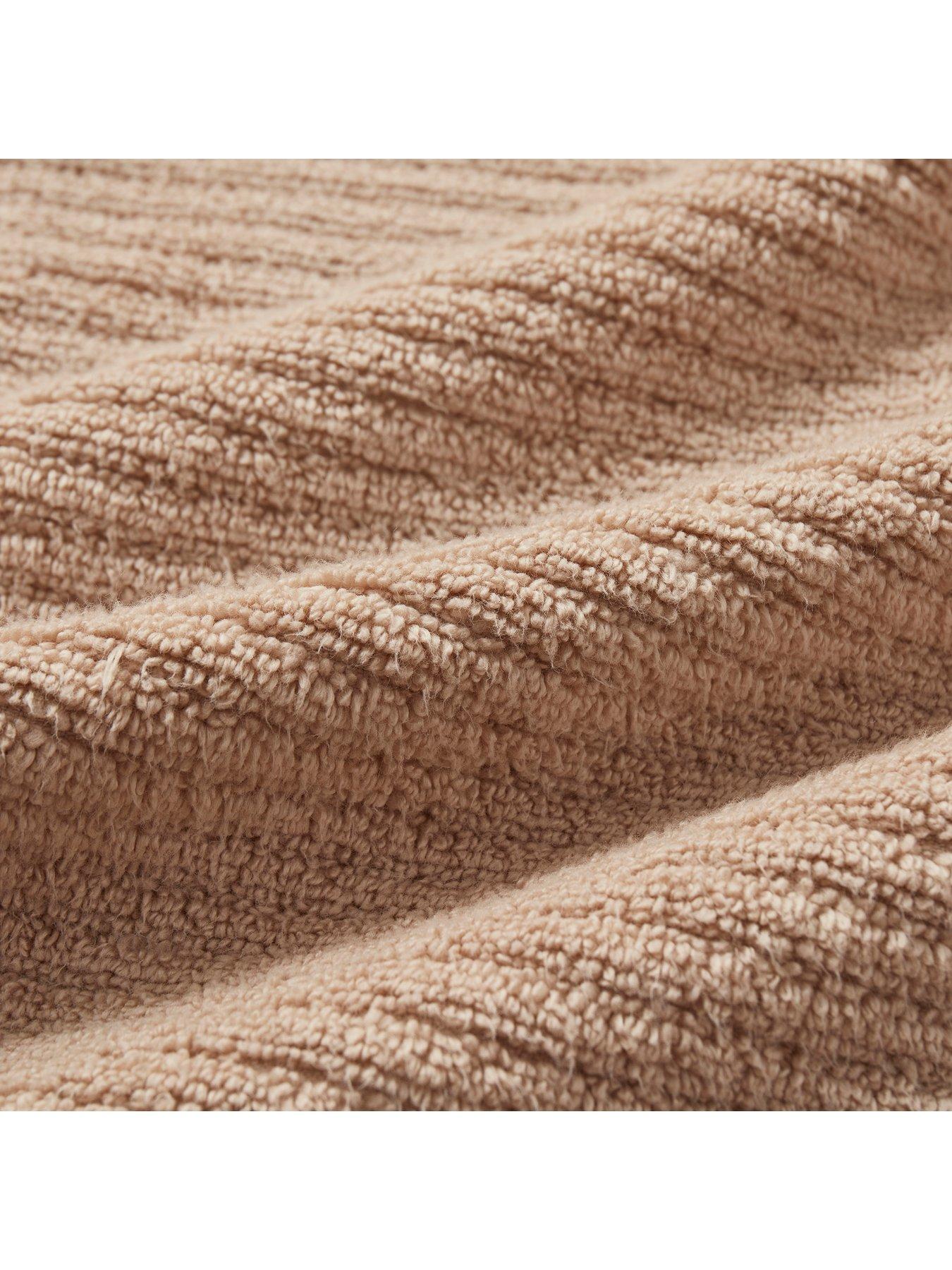 Image 4 of 5 of Dusk Antigua Soft Fine Ribbed Bath Sheet
