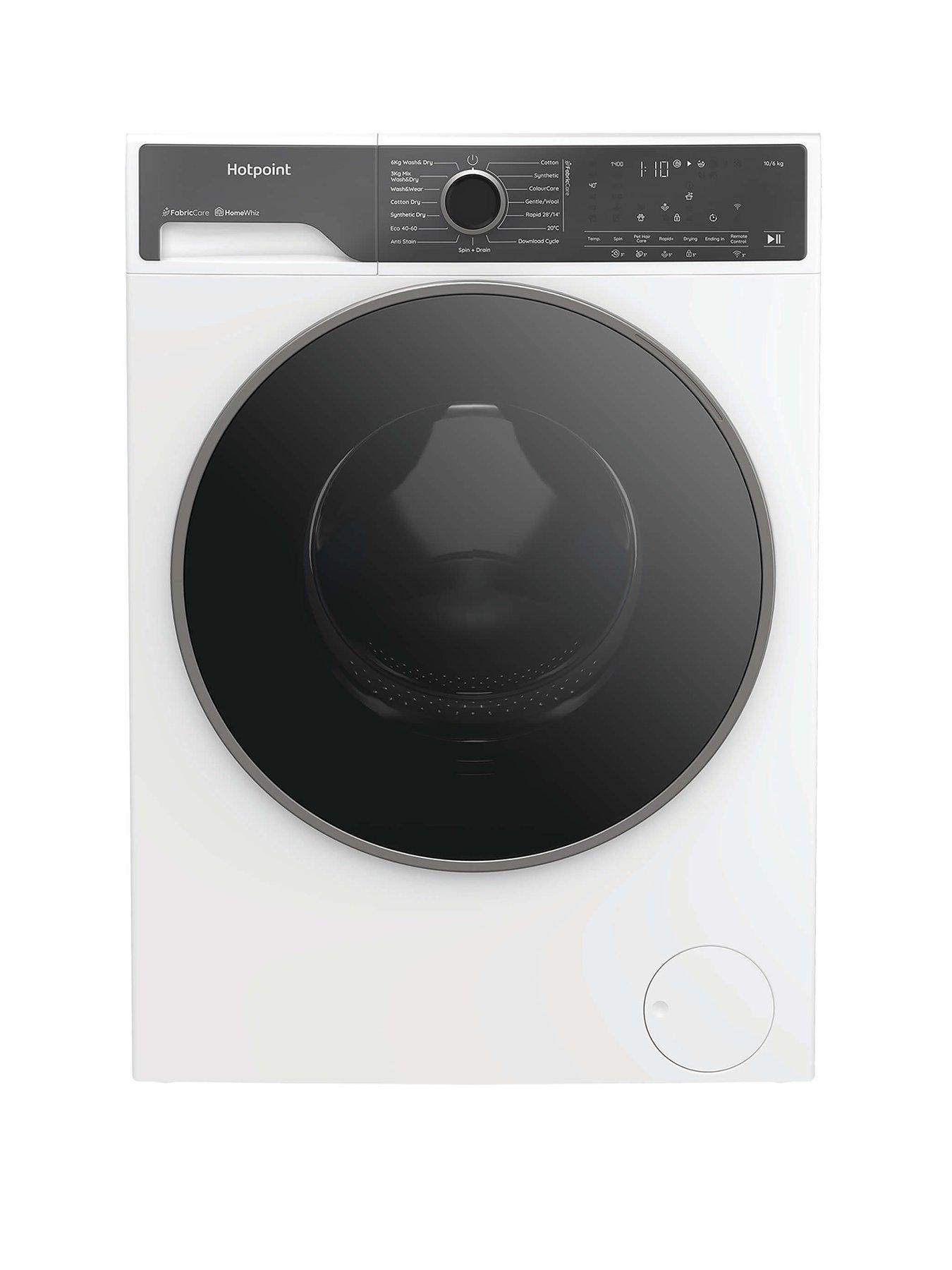 Hotpoint Fabric Care Pro HPD1093CAREUK 10kg Wash/ 6kg Dry Washer Dryer with HomeWhiz - White