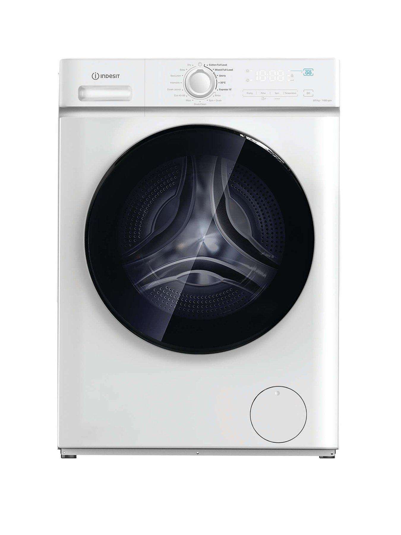 Image 1 of 6 of Indesit MyTime IDMA 8564 MY TIME UK 8kg Wash / 5kg Dry Washer Dryer - White