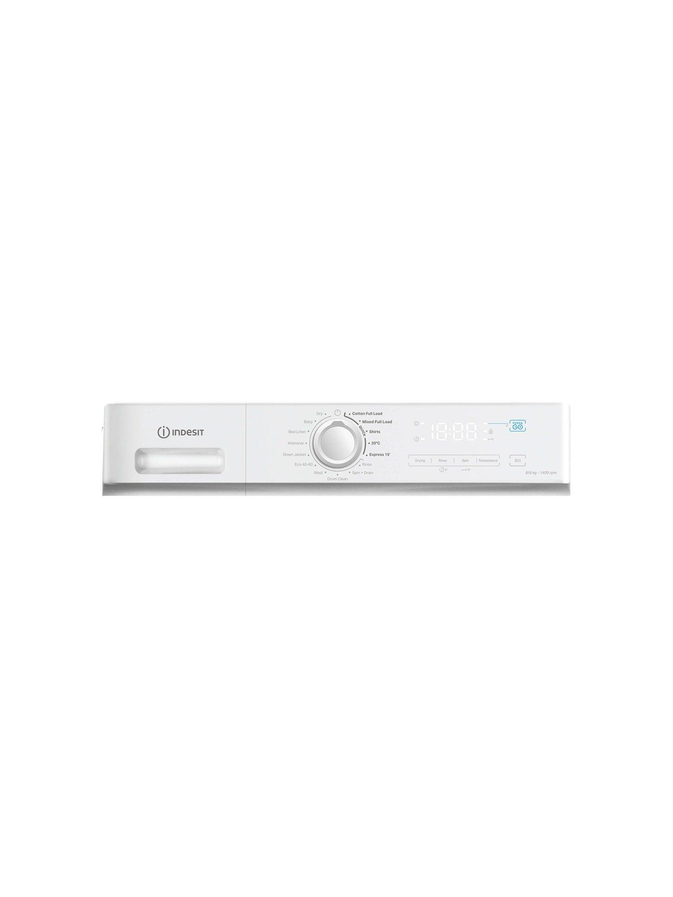 Image 4 of 6 of Indesit MyTime IDMA 8564 MY TIME UK 8kg Wash / 5kg Dry Washer Dryer - White