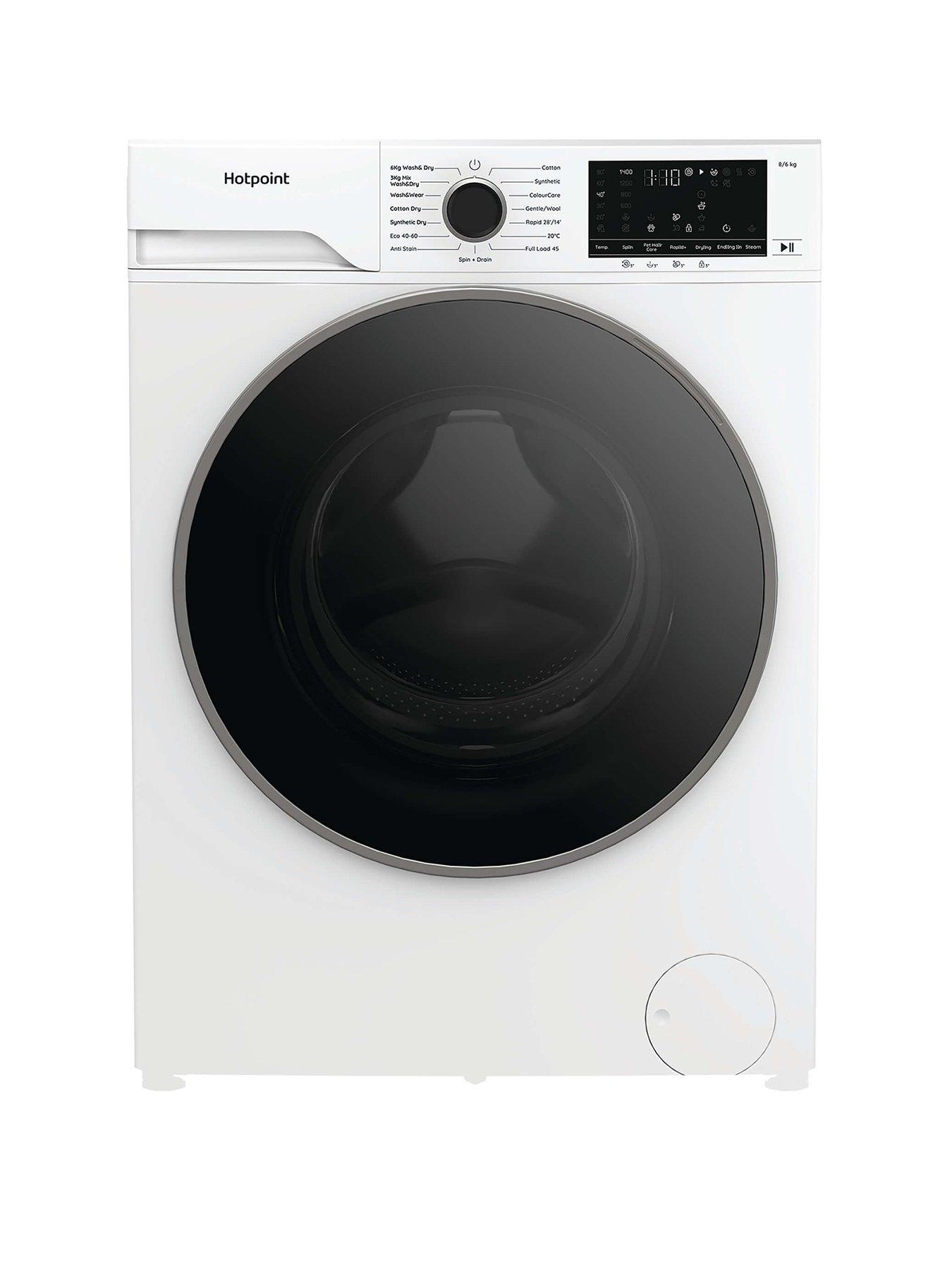 Hotpoint AntiStain HBD 8680 ANTI STAIN UK 8kg Wash/ 6kg Dry Washer Dryer - White