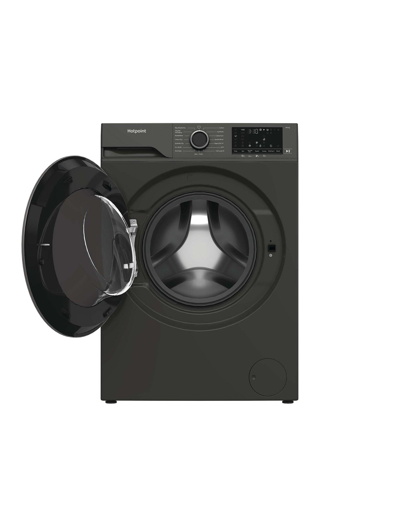 Image 2 of 5 of Hotpoint AntiStain HBD 8680G ANTISTAIN UK 8kg Wash/ 6kg Dry Washer Dryer - Graphite