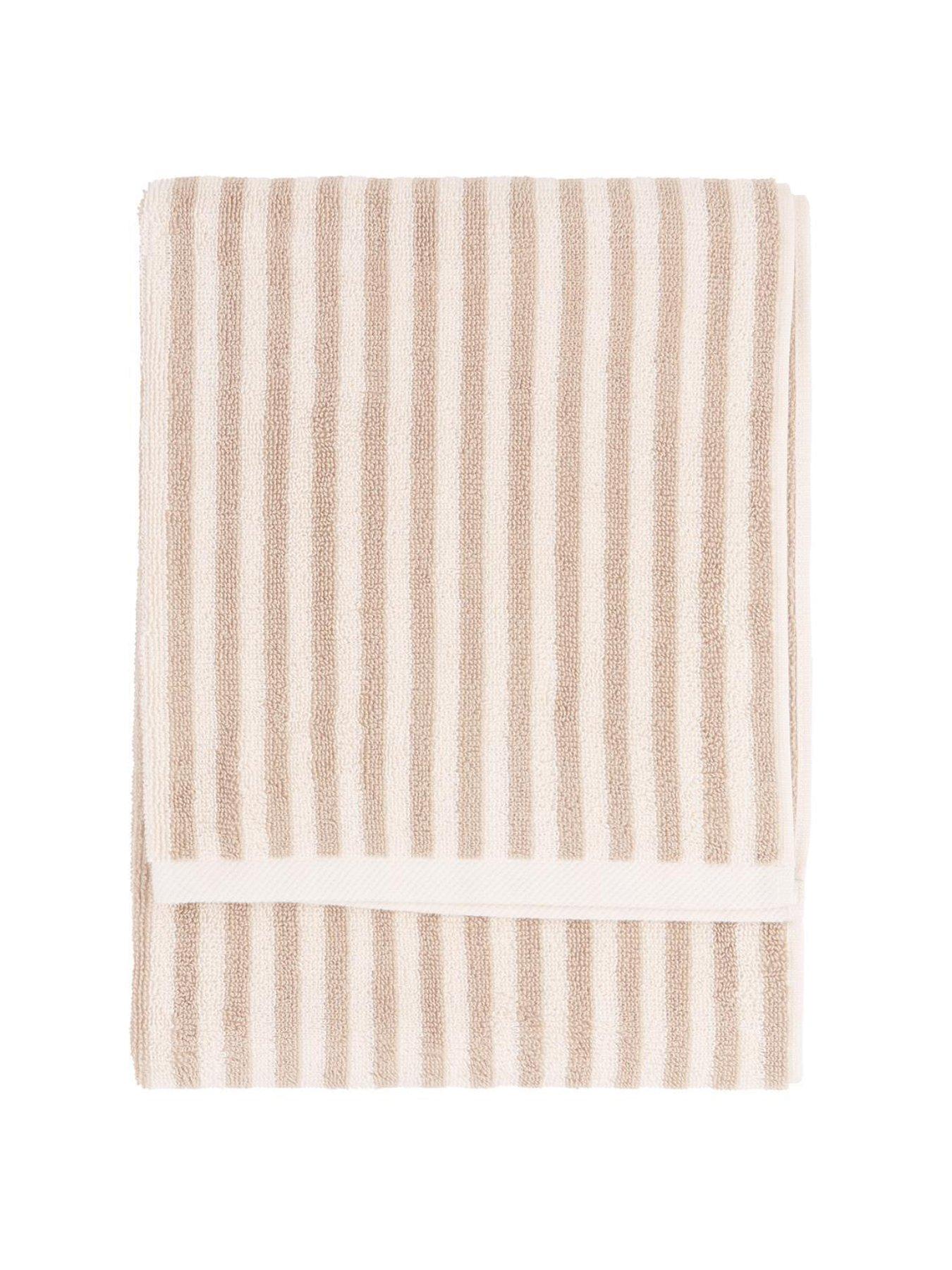 Image 2 of 6 of Yard Hebden Stripe Towel Collection Natural