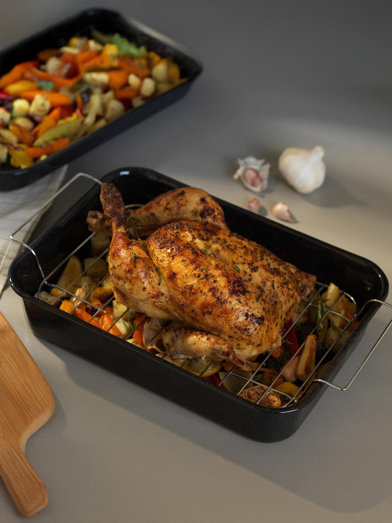 Russell Hobbs Russell Hobbs 34cm Enamel Roaster & rack