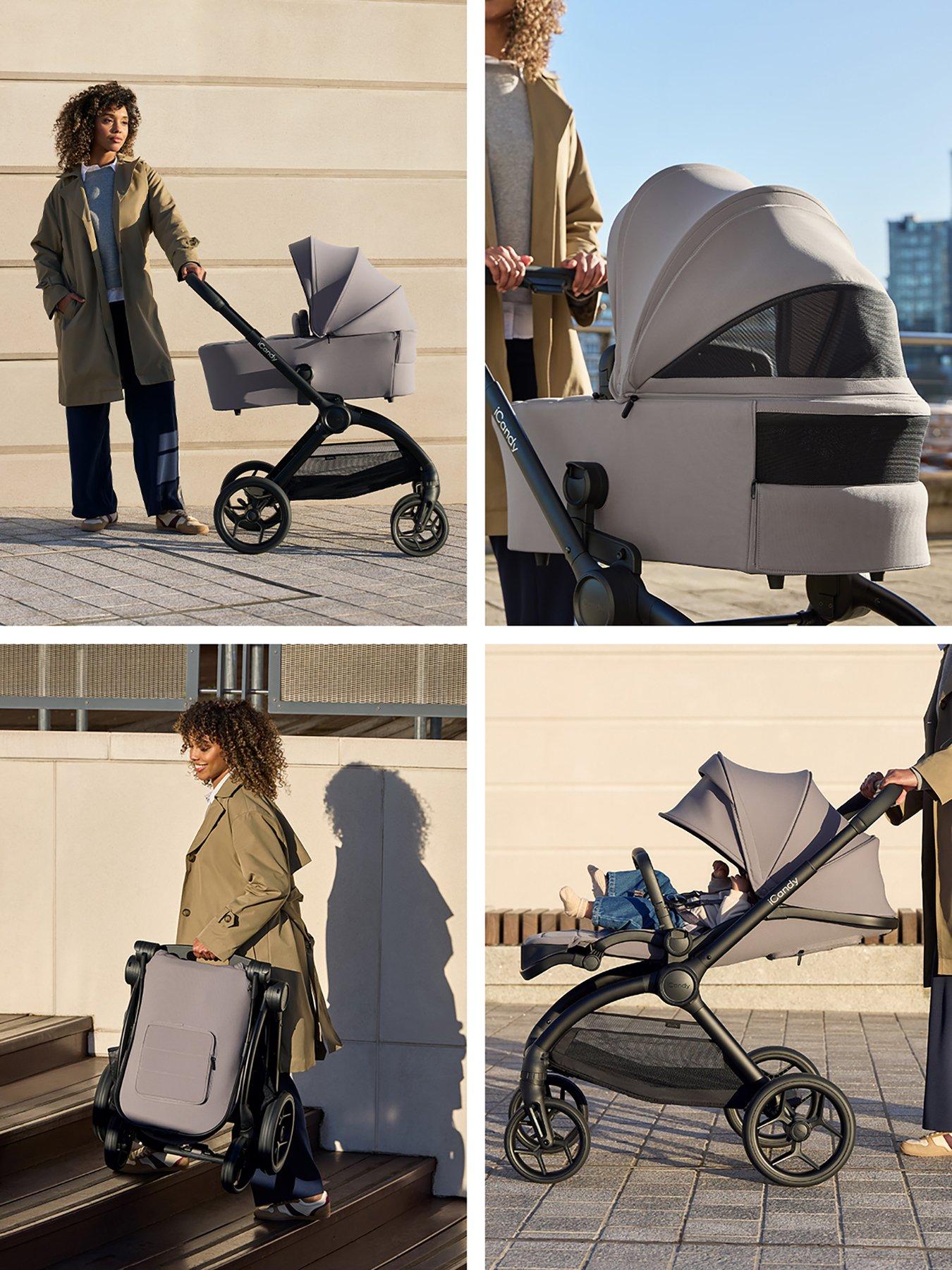 Image 7 of 8 of iCandy Core 2 Travel Bundle with Cocoon Car Seat - Sandstone