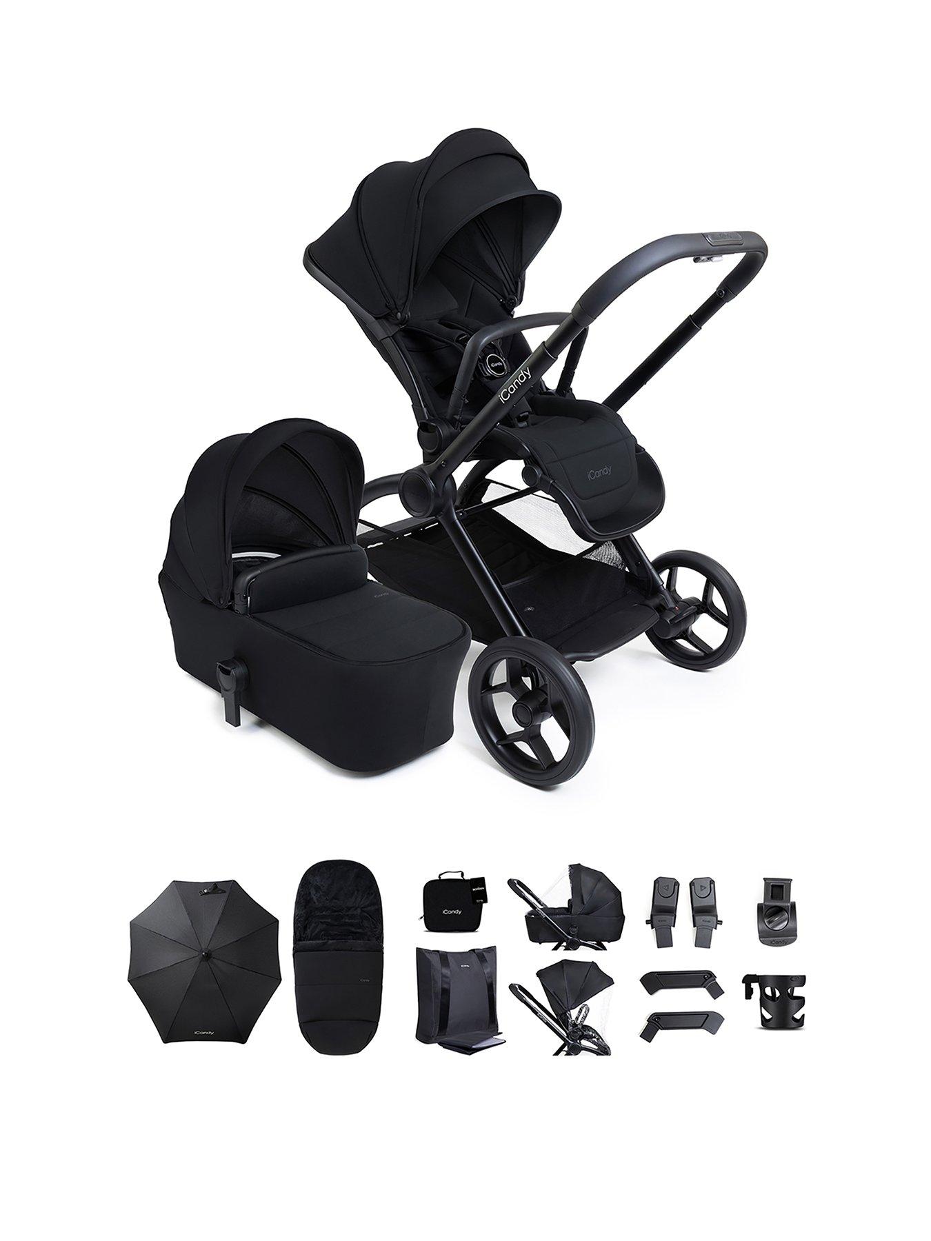 Image 1 of 7 of iCandy Core 2 Complete Pushchair Bundle - Black