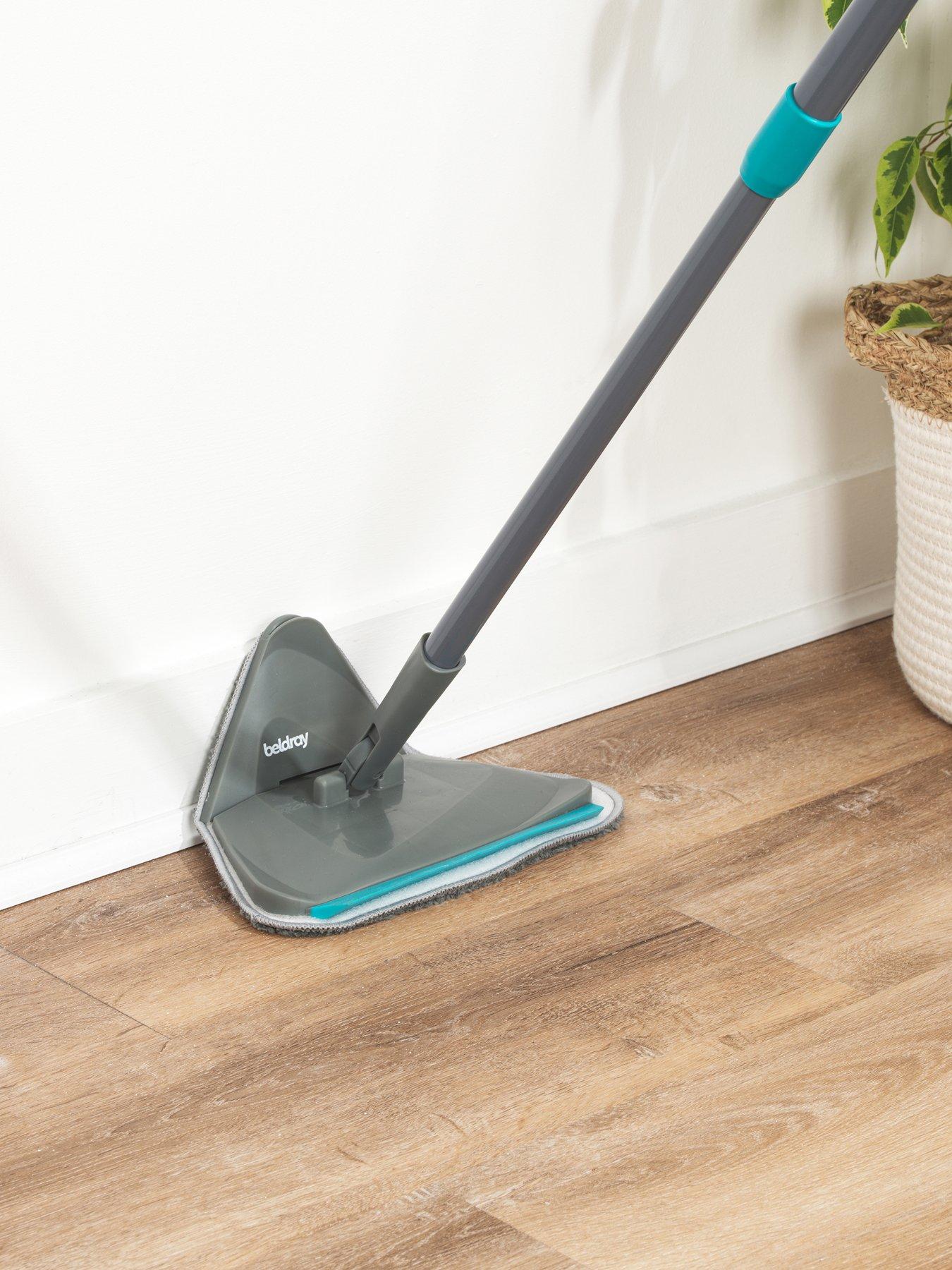 Beldray Ab Triangular Flat Mop  &  Refill Head