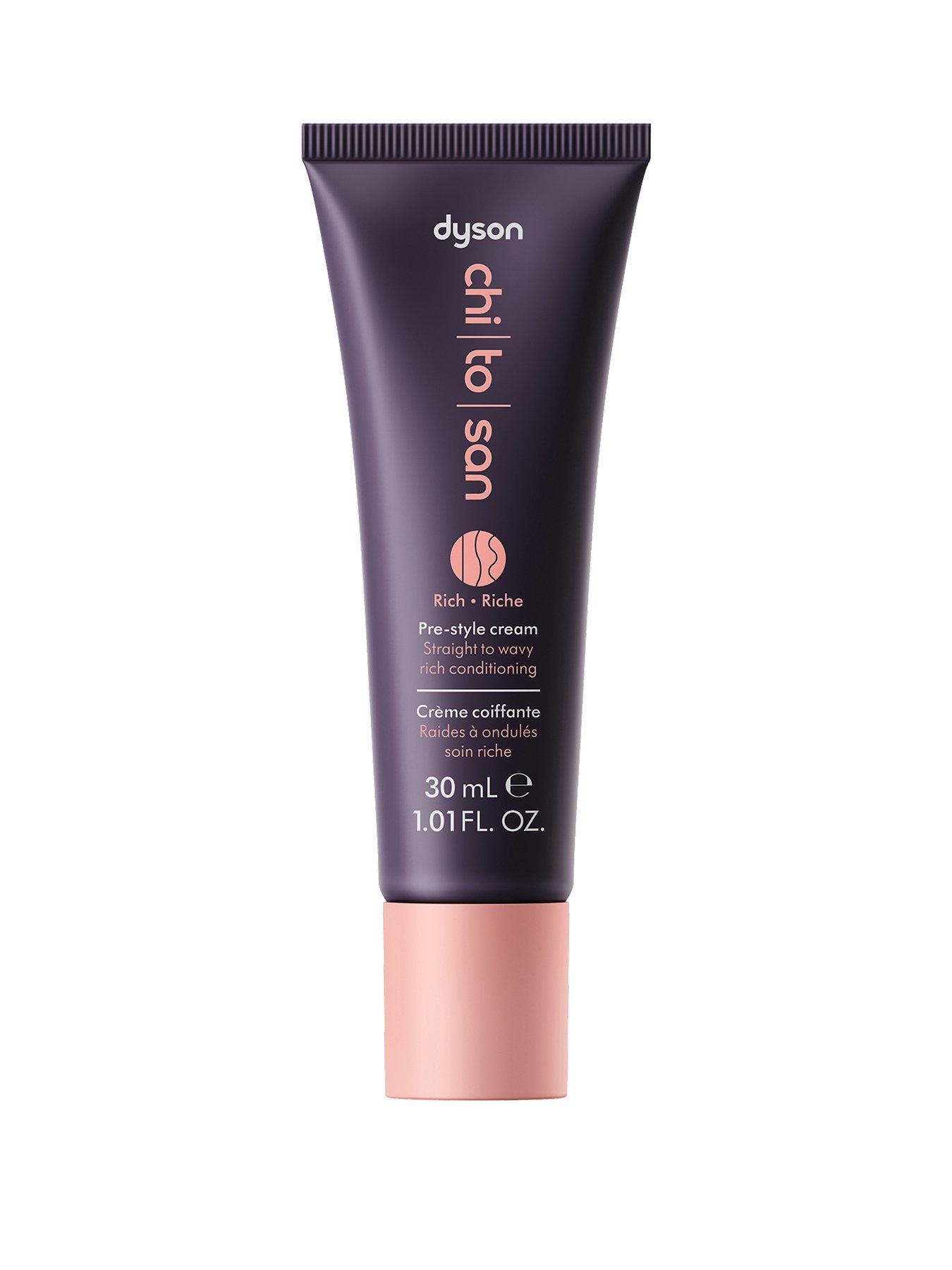 Dyson Chitosan™ Pre-style cream travel mini Straight to wavy rich conditioning 30ml