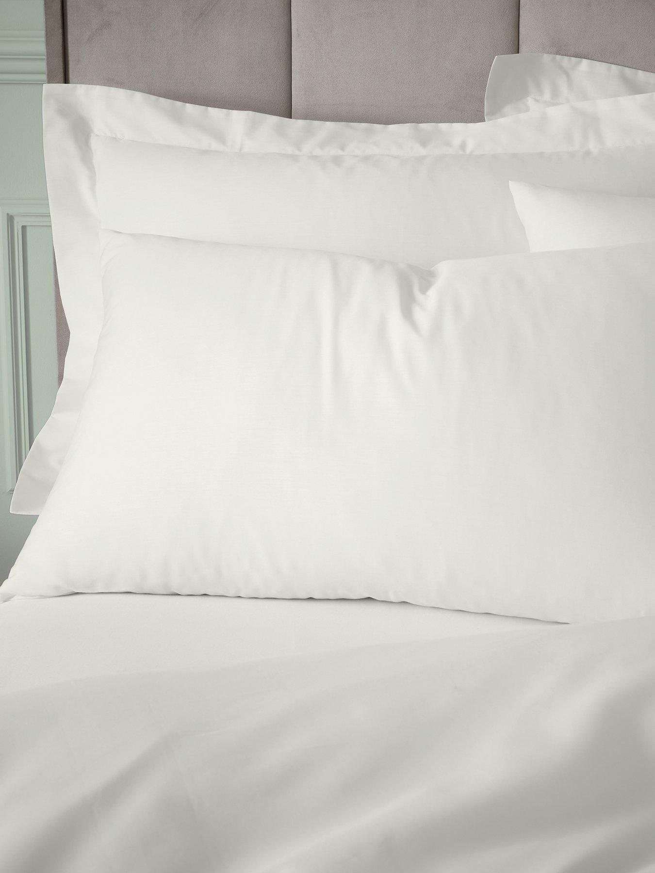 Image 1 of 4 of Bianca 180 Thread Count Egyptian Cotton Standard Pillowcase Pair Cream