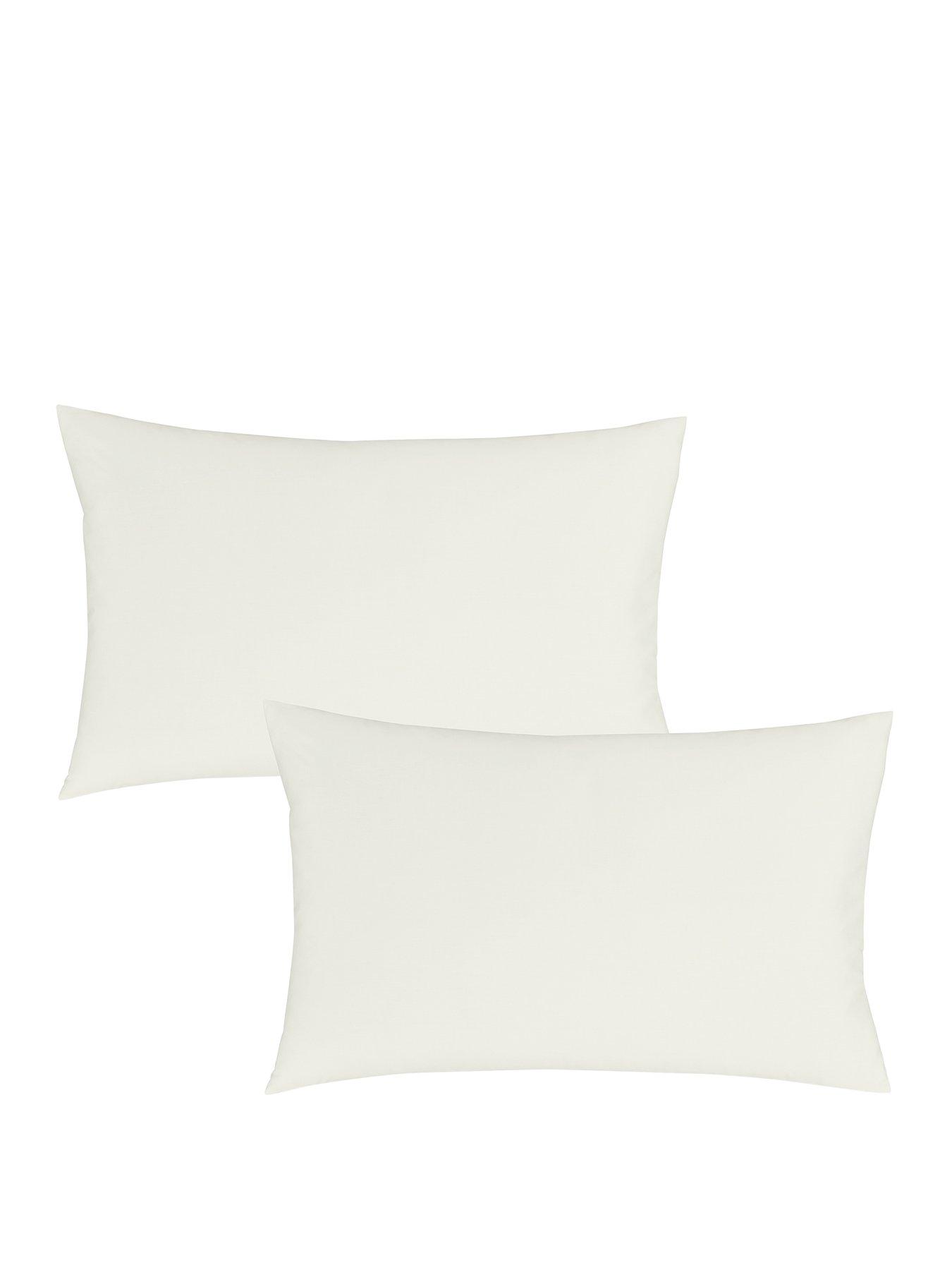 Image 2 of 4 of Bianca 180 Thread Count Egyptian Cotton Standard Pillowcase Pair Cream