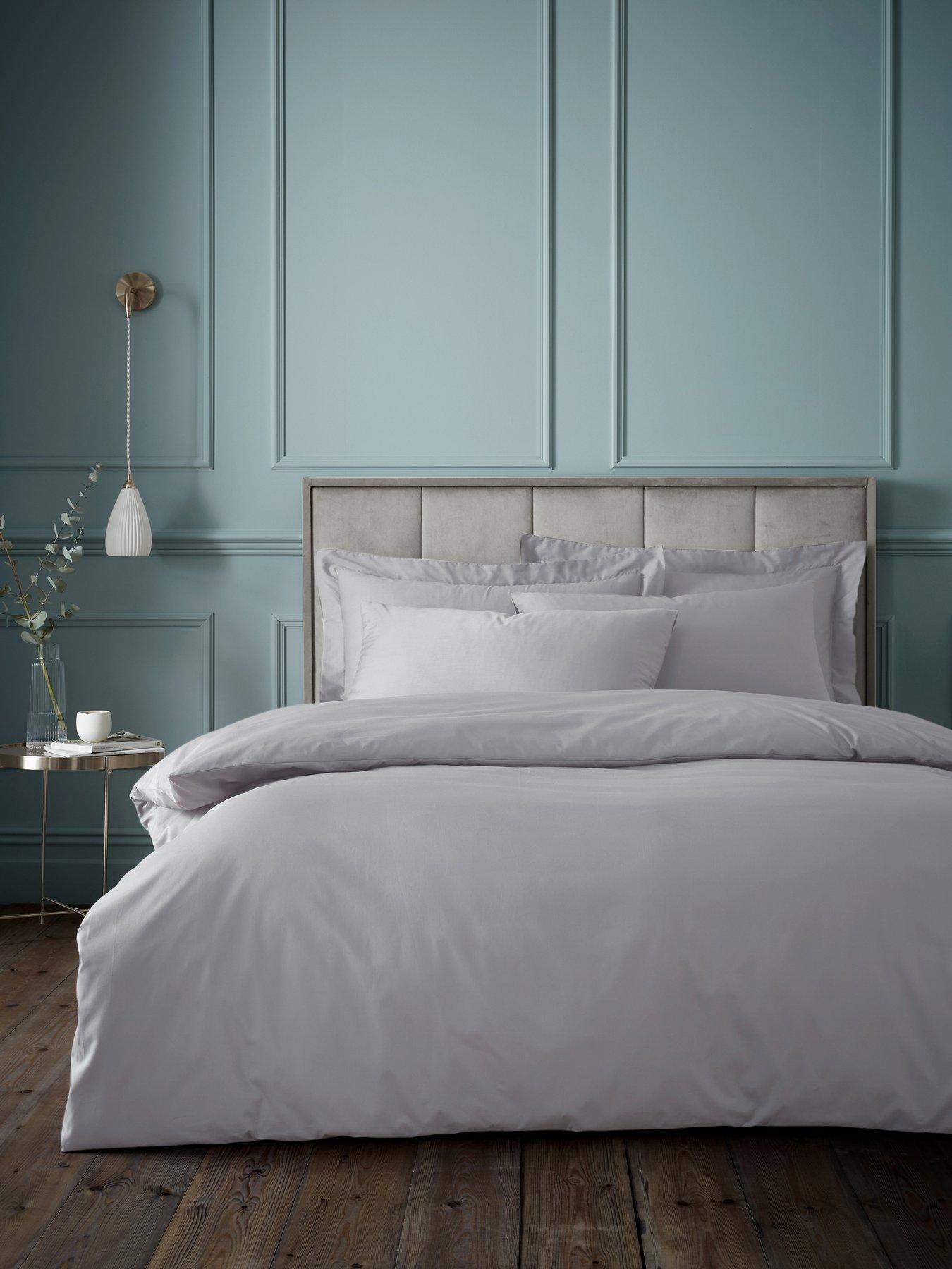 Bianca 180Tc Egyptian Cotton Duvet Set Silver