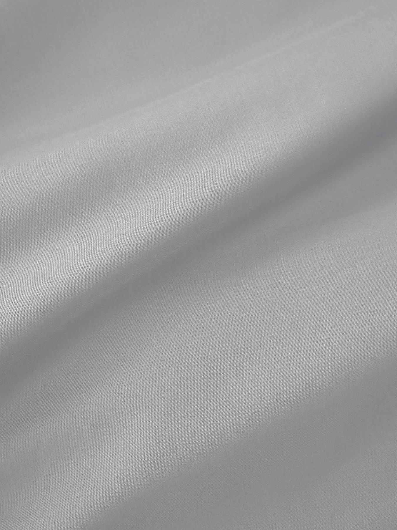 Image 3 of 3 of Bianca 180Tc Egyptian Cotton Fitted Sheet Silver