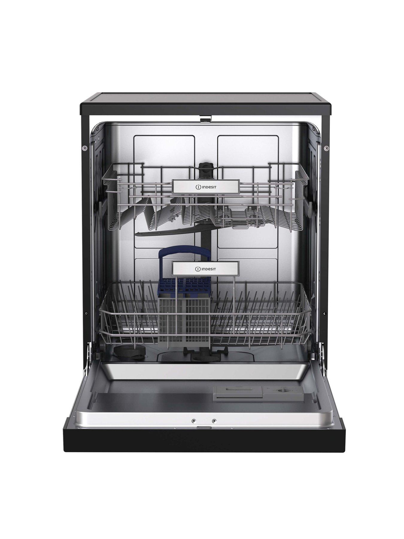Image 2 of 3 of Indesit Push&Go IN2FE13CNO7BUK Freestanding Dishwasher - Black