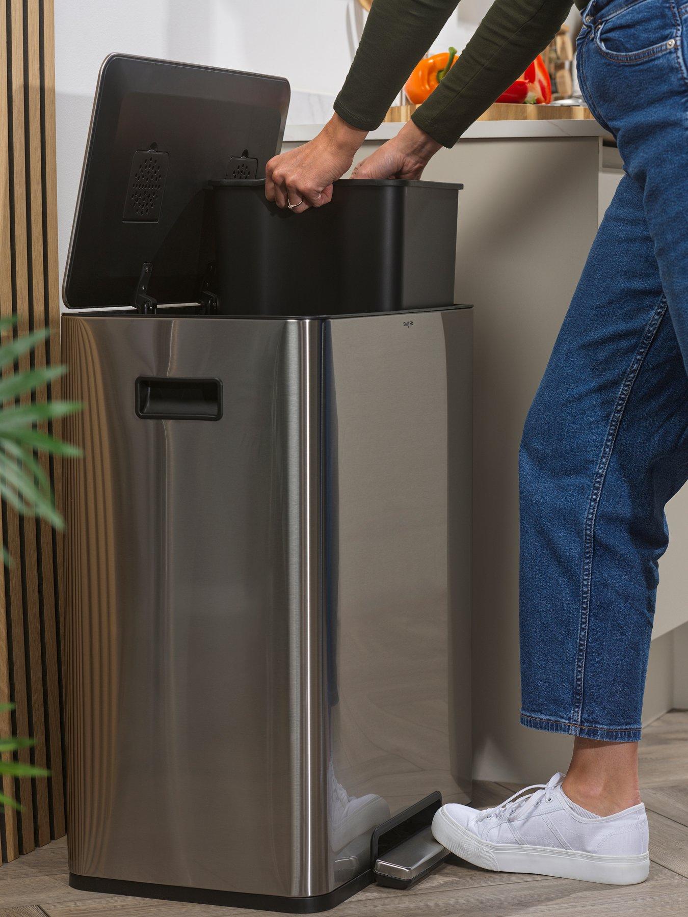 Image 4 of 5 of Salter Salter S.s. Dual Recycle Pedal Bin