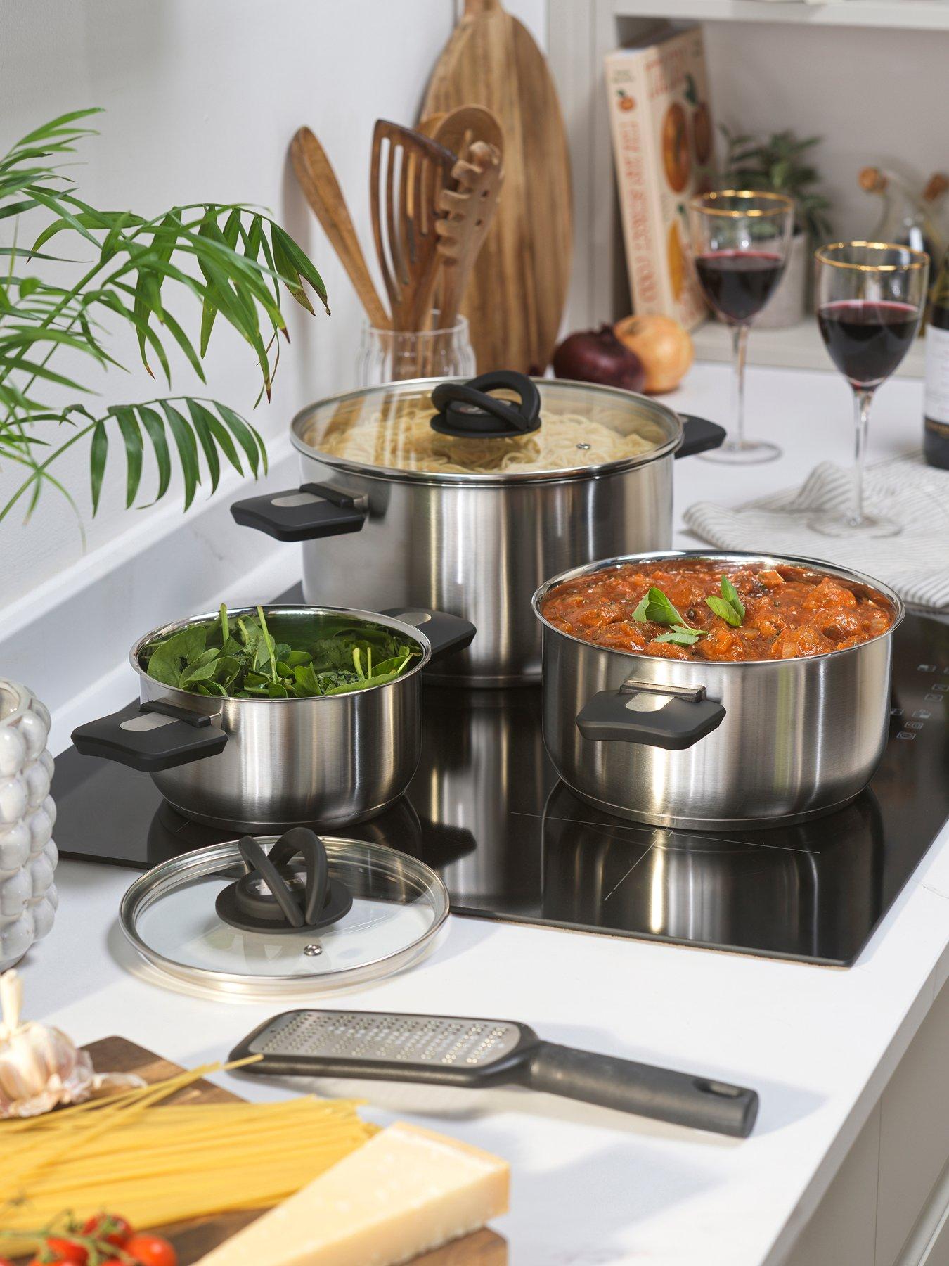 Salter Salter 3pc Stack-in Pot Set