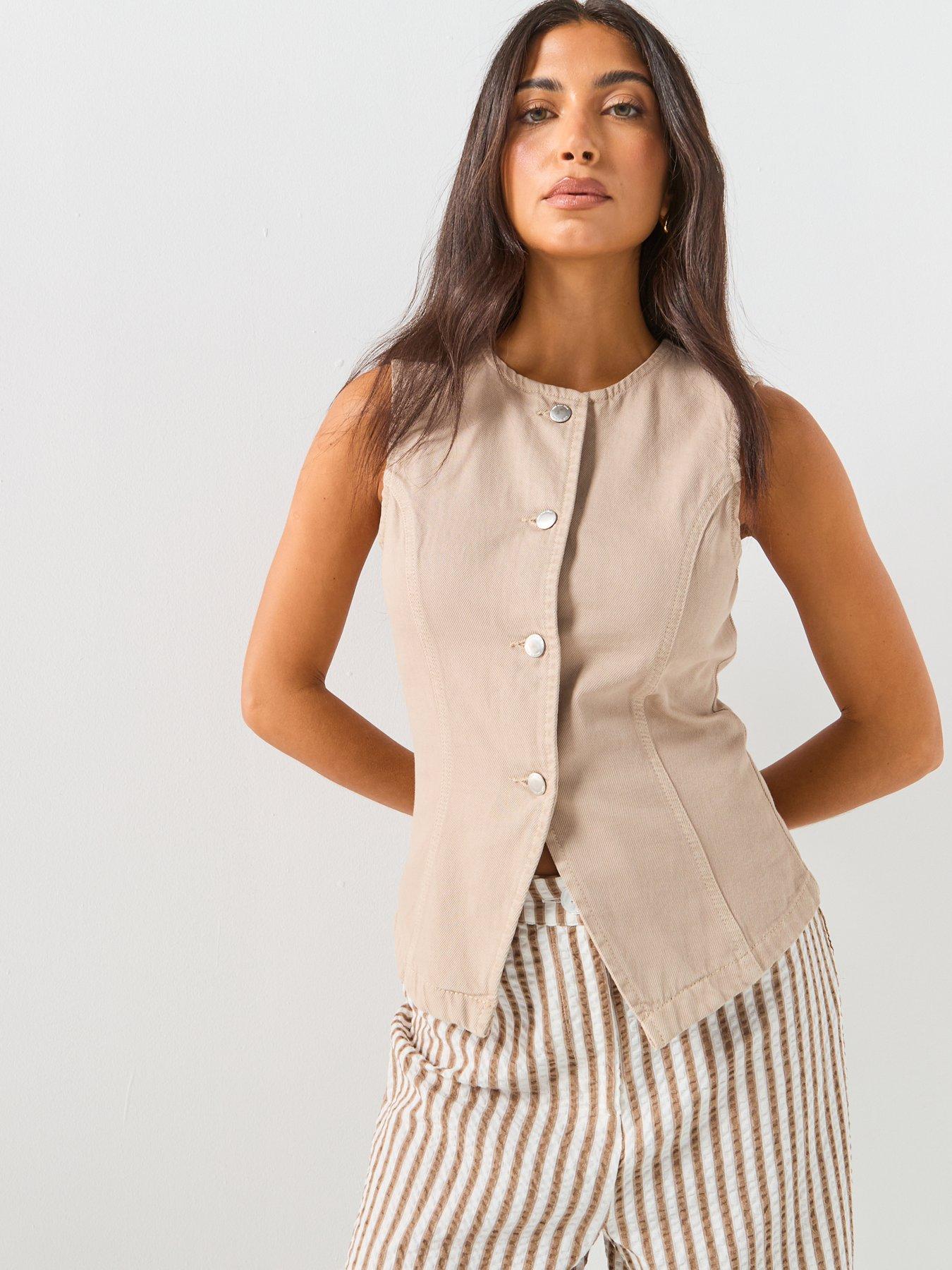 Image 5 of 5 of Only Onleverly S/l Waistcoat Cc Pnt