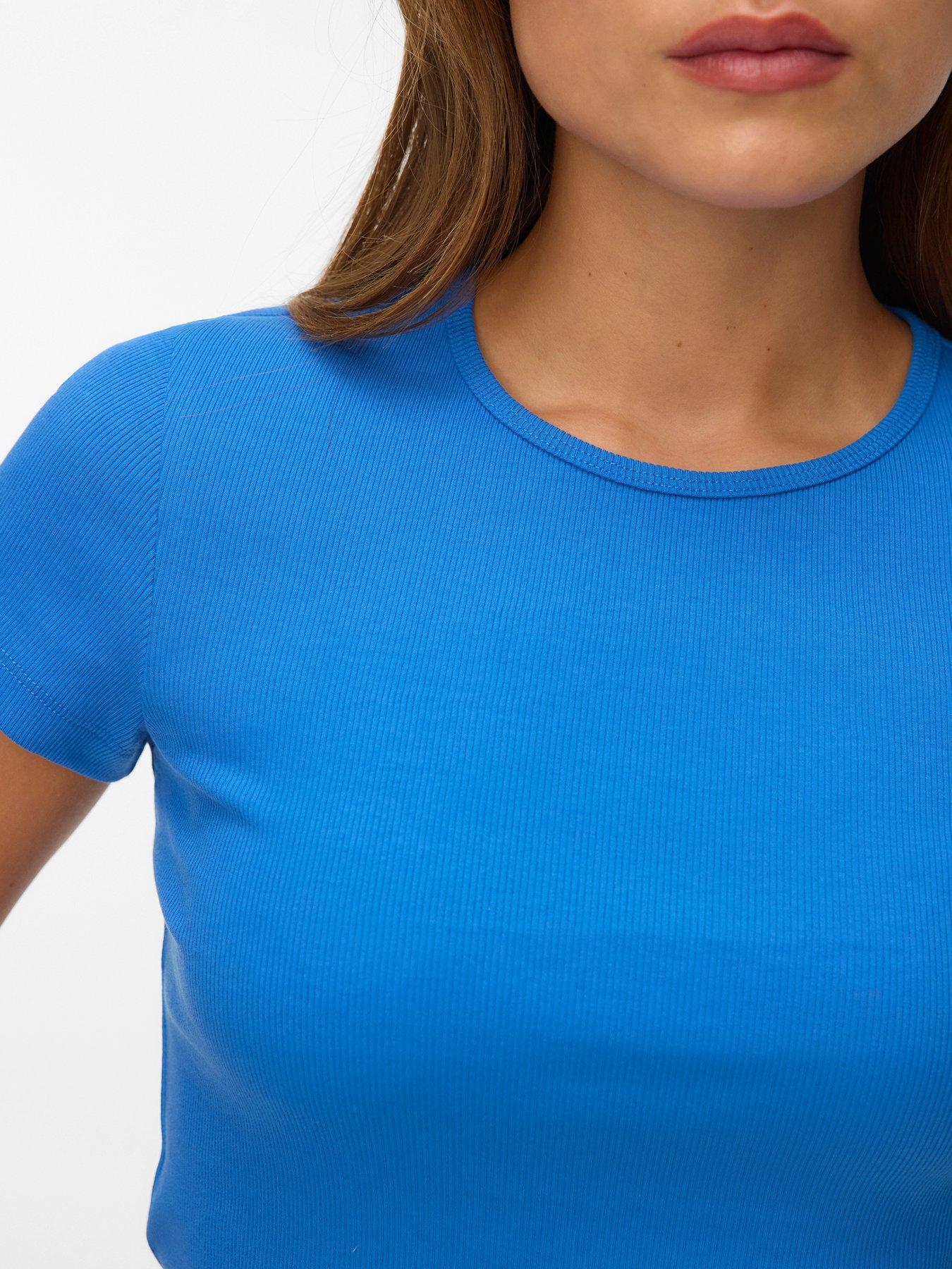 Image 4 of 4 of Vero Moda Vmchloe Ss Short Top Jrs Noos