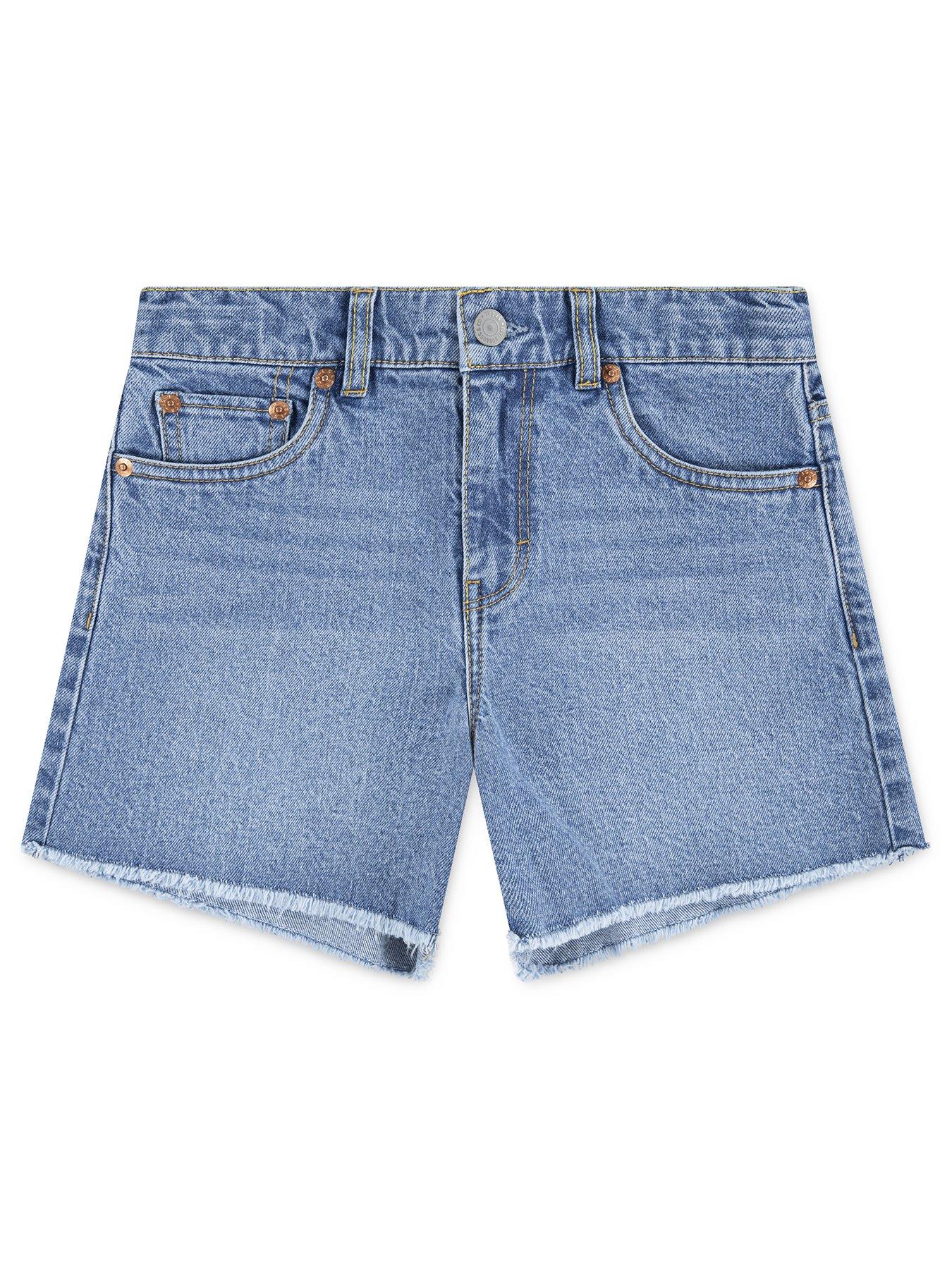 Levi's Girls A Line Shorts - Blue