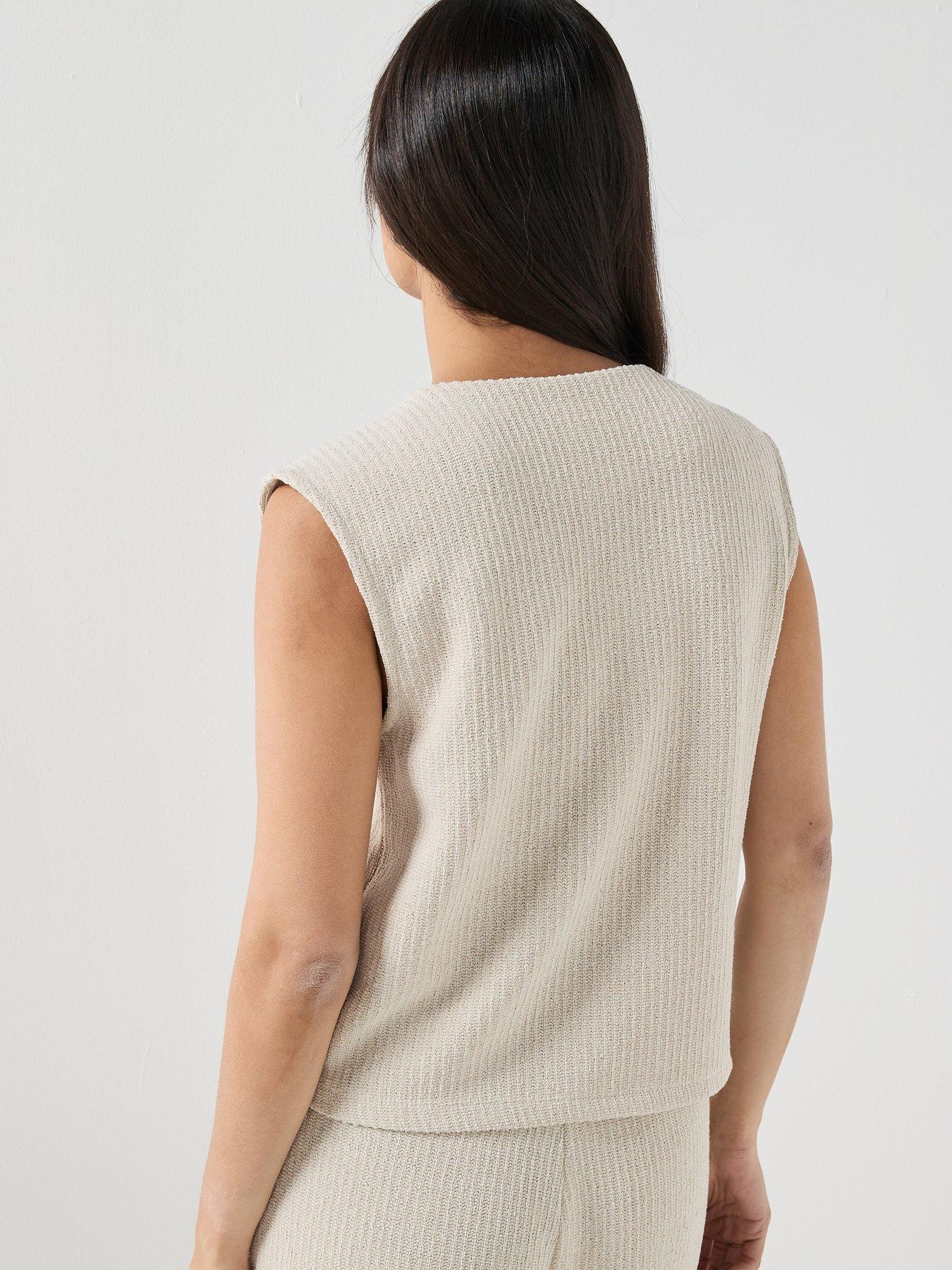 Image 2 of 5 of Only Onlvicki Button Vest Swt