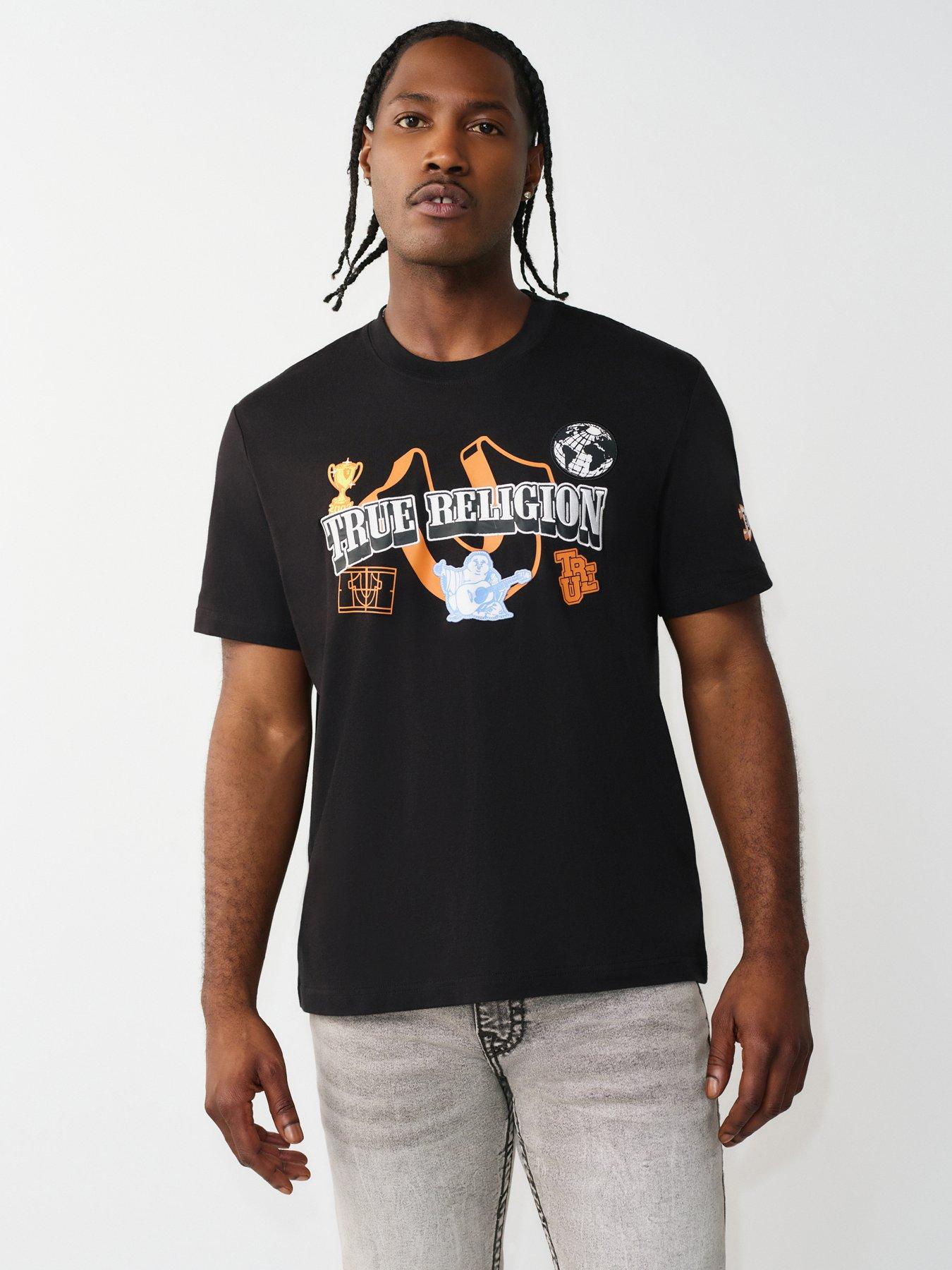 TRUE RELIGION Champ Graphic T-Shirt - Black