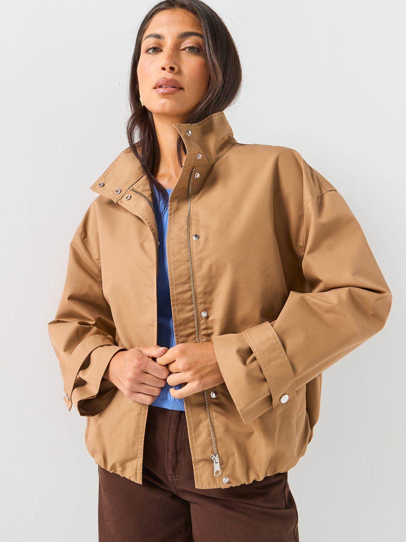 JDY Jdysusan Oversize Balloon Jacket - Brown