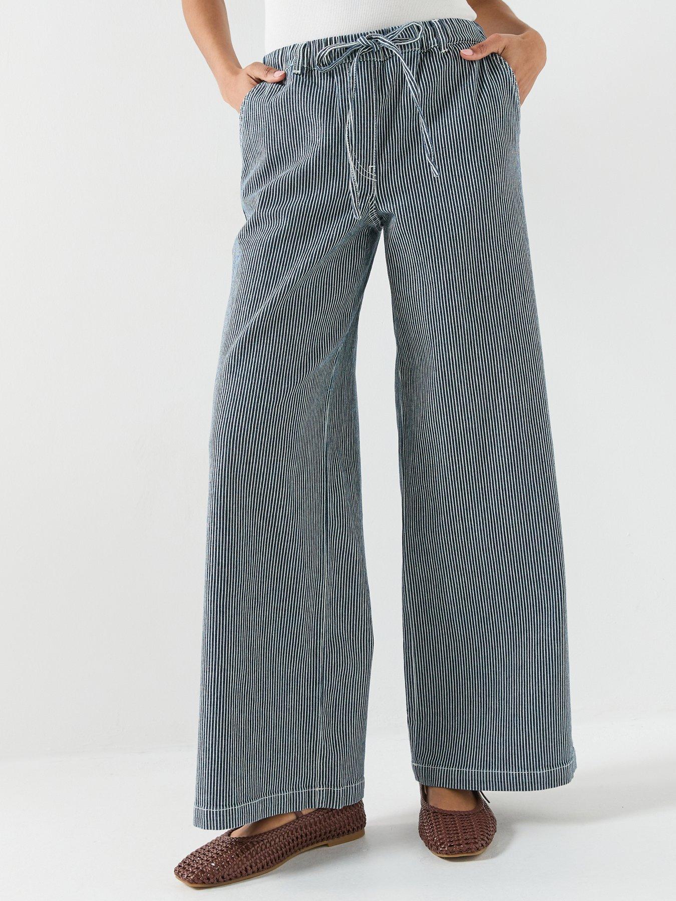 JDY Jdynikita Wide Trouser - Stripe