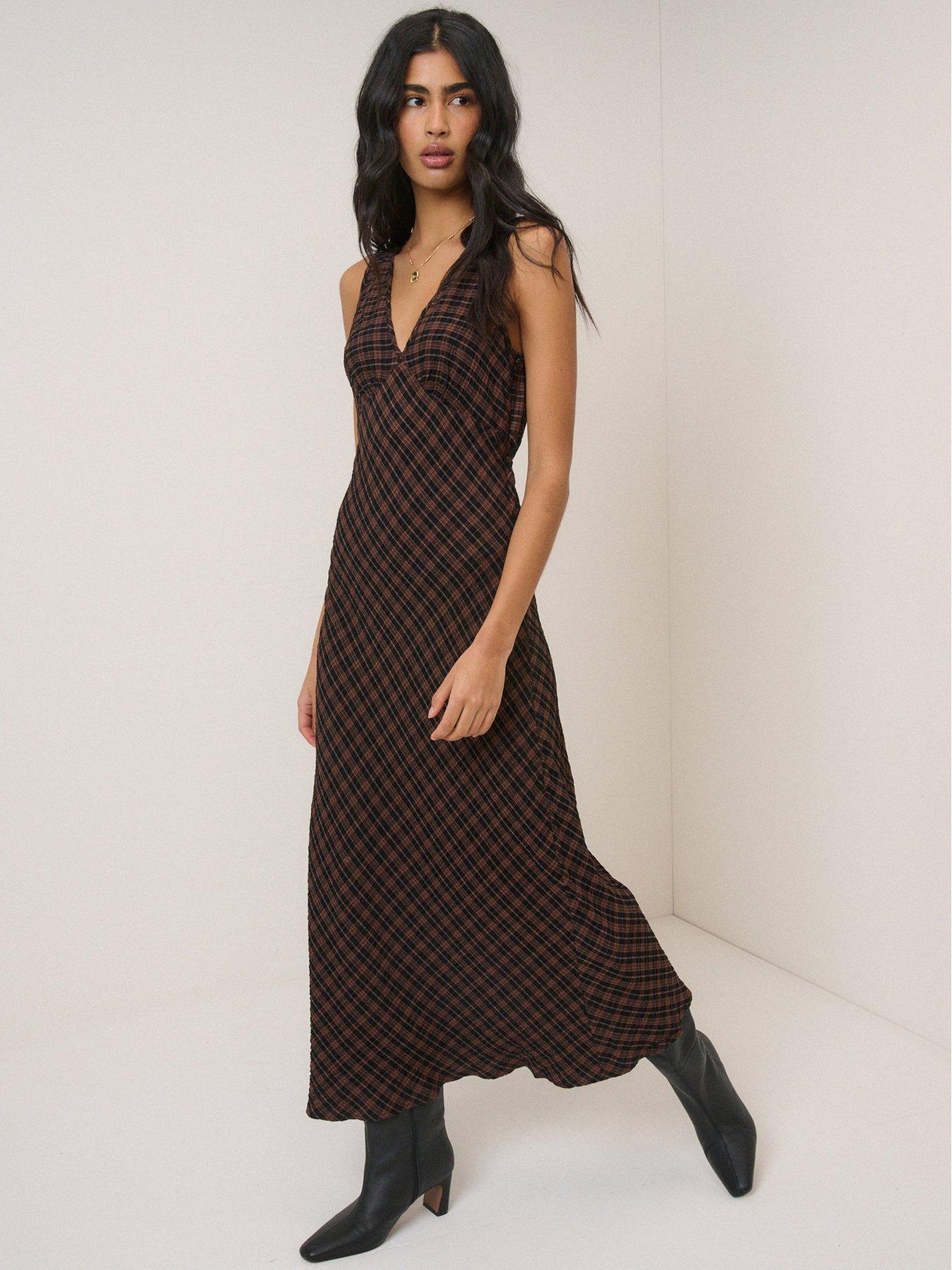 Image 3 of 5 of Nobodys Child Harmony Midi Dress - Brown