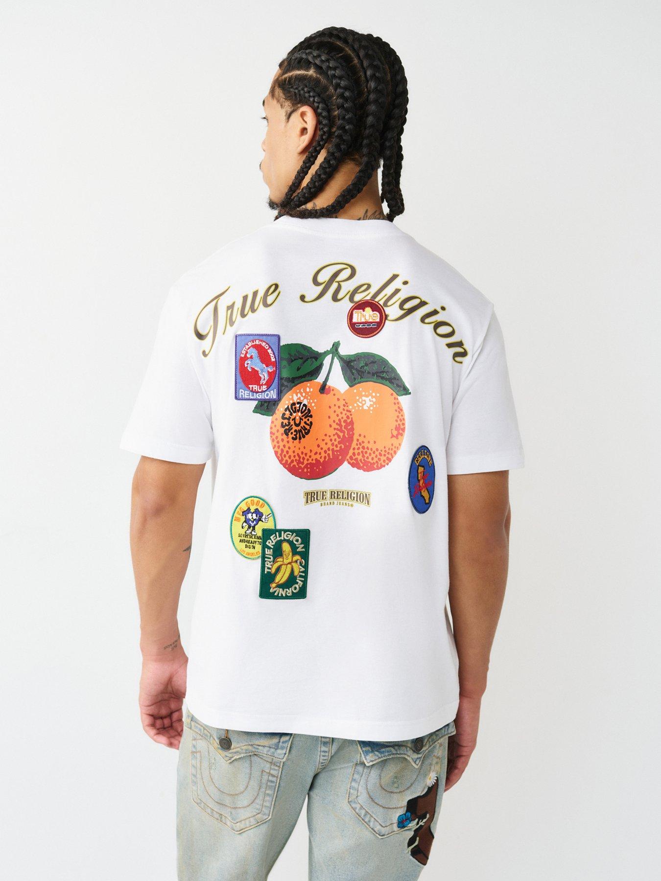 True Religion Orchard Stamp Back Graphic T-Shirt - White