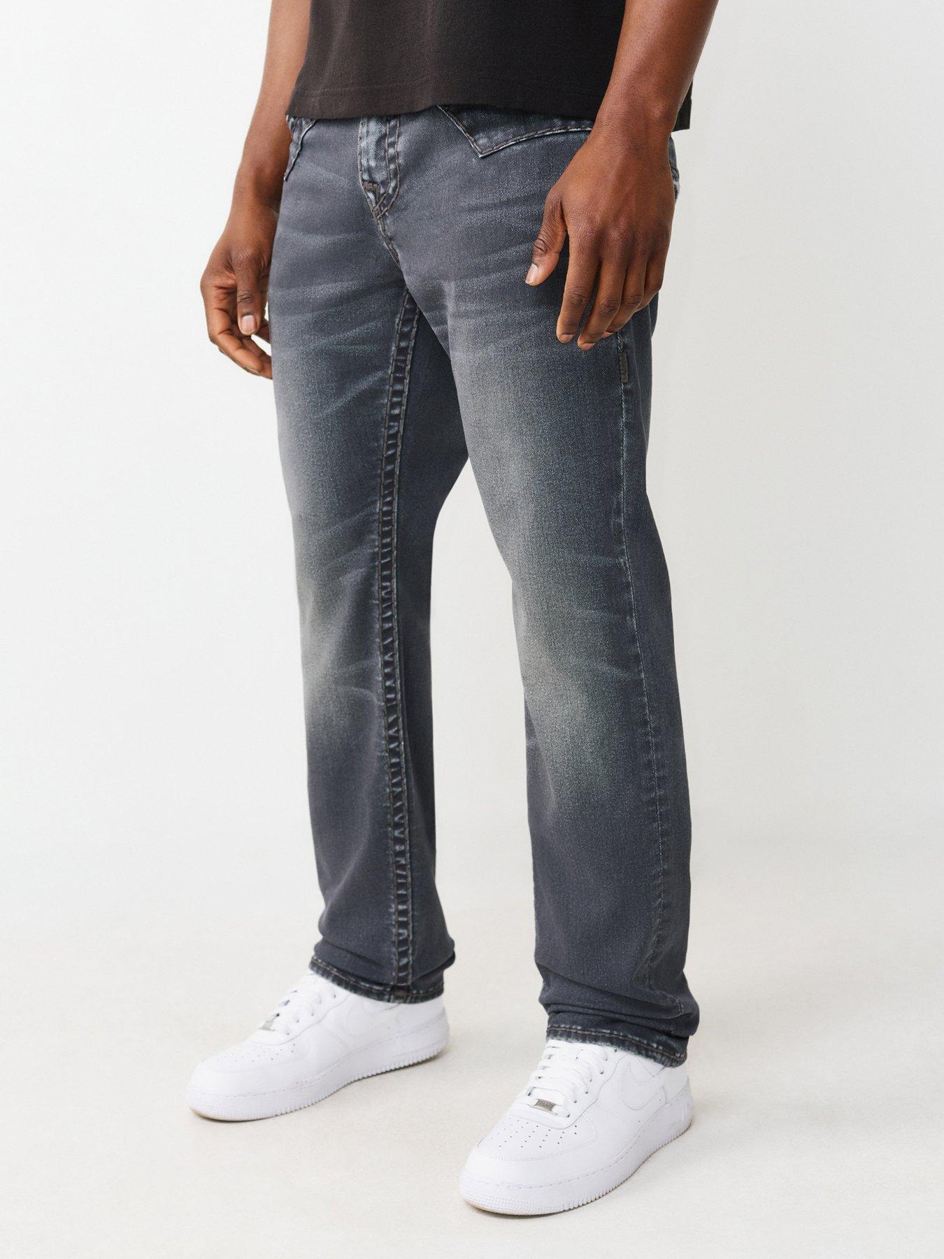 TRUE RELIGION Ricky Straight Fit Jeans - Black