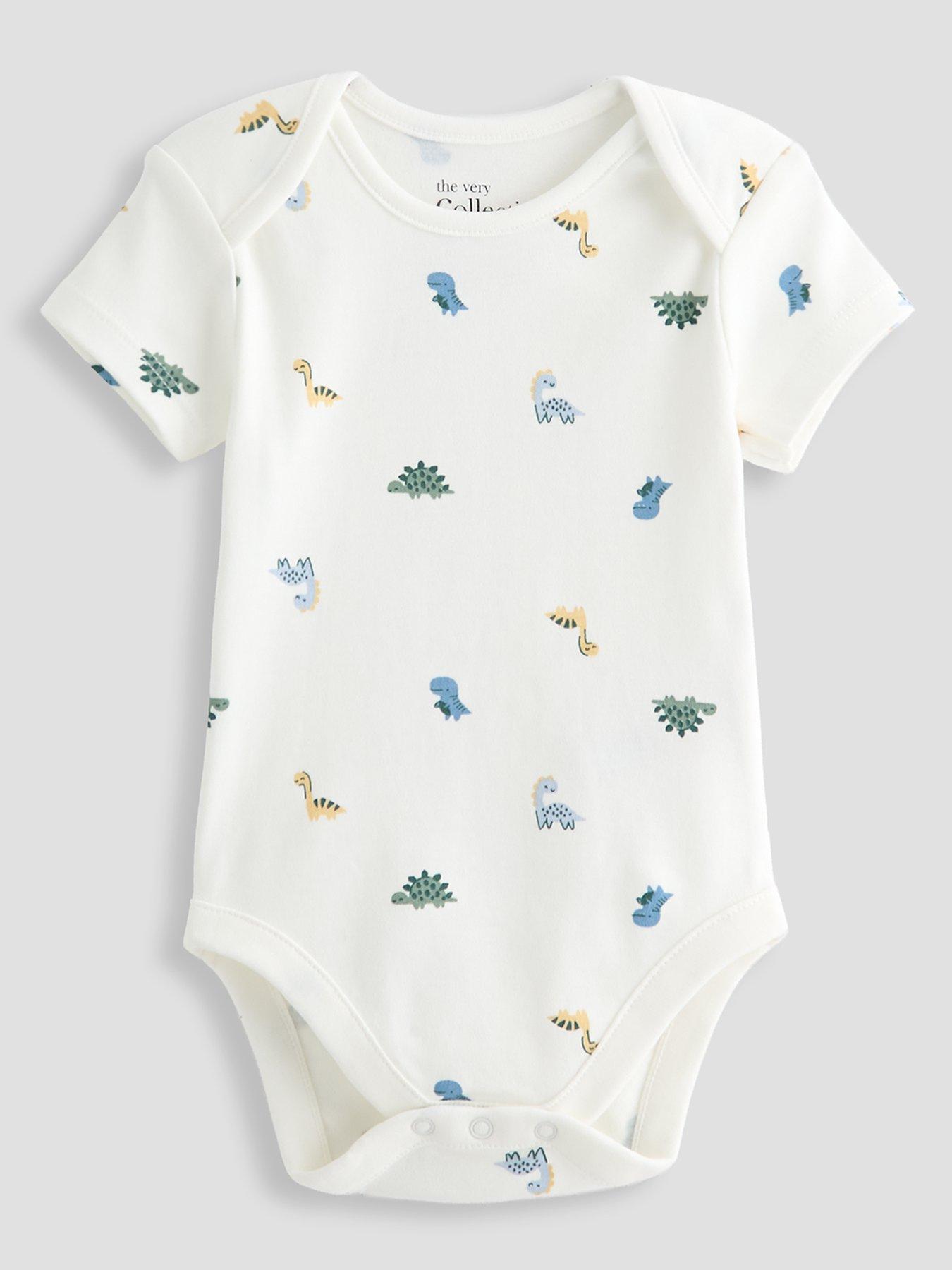 Image 2 of 5 of The Very Collection Baby Boy 5 Pack Bodysuit With Print - Multi