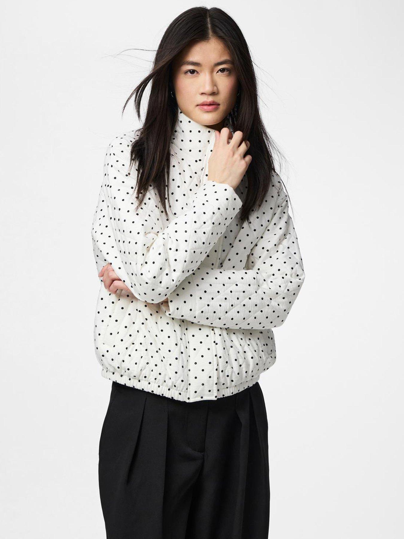 PIECES Pcfamilla Quilted Bomber Jacket
