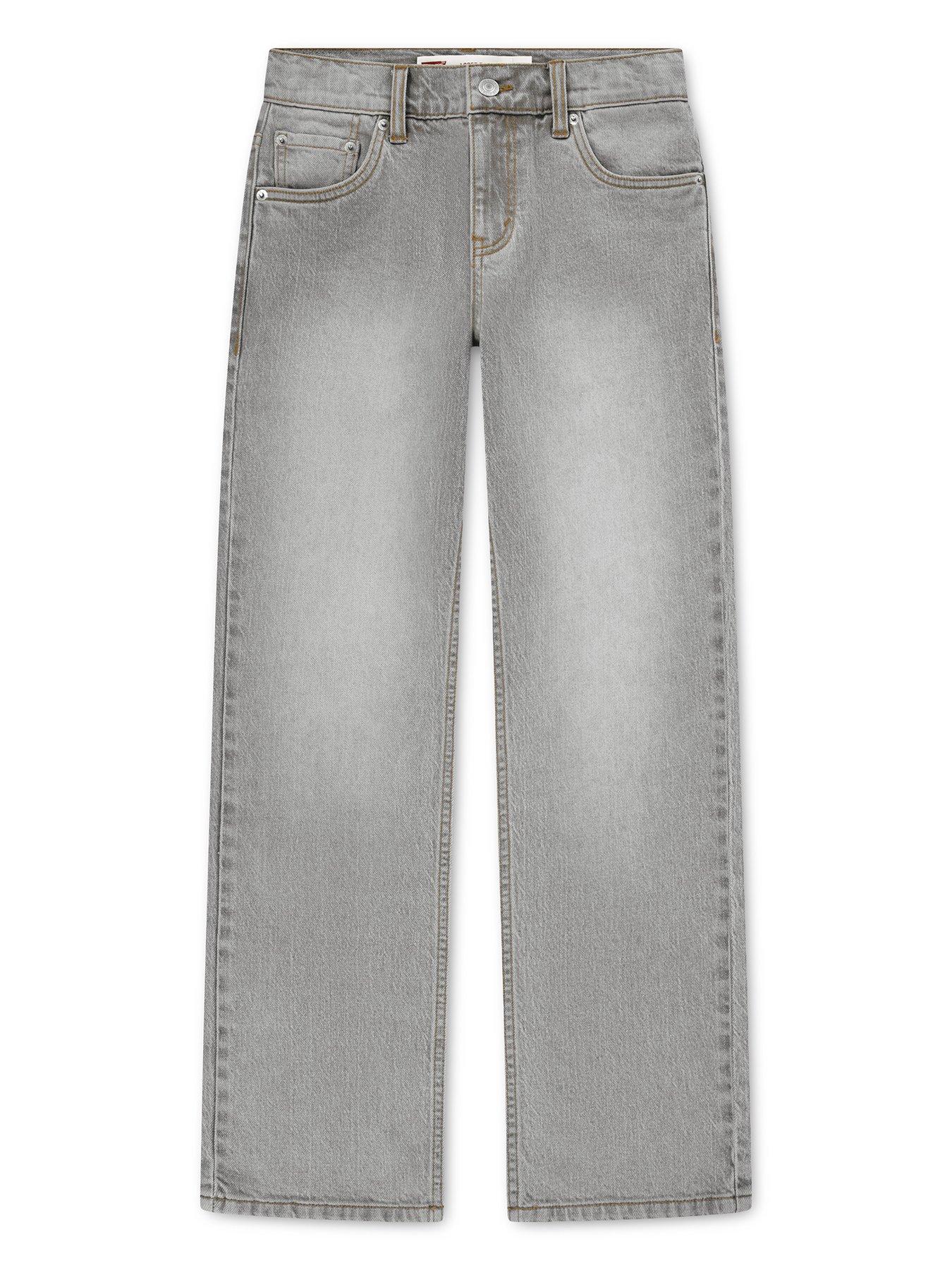 Image 1 of 4 of Levi's Boys 555 Relaxed Jeans - Grey