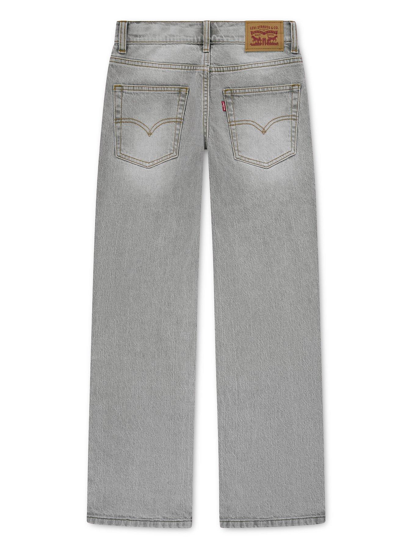 Image 2 of 4 of Levi's Boys 555 Relaxed Jeans - Grey