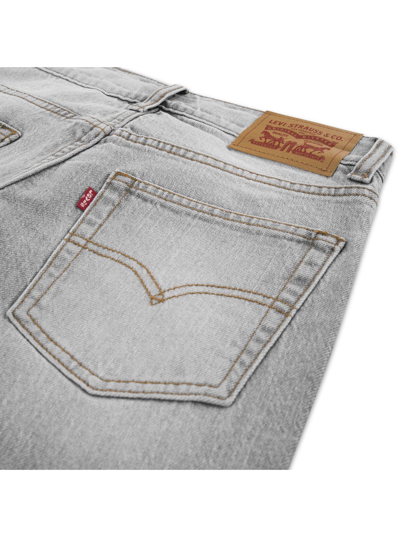 Image 3 of 4 of Levi's Boys 555 Relaxed Jeans - Grey