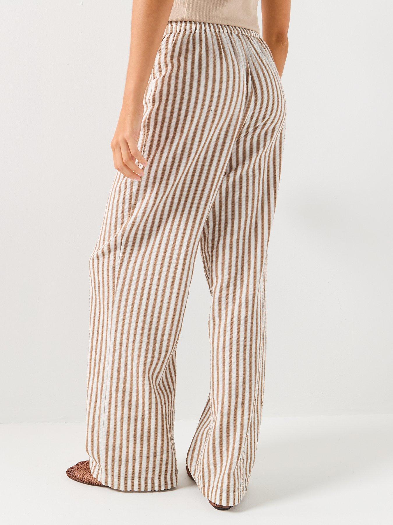 Image 2 of 5 of PIECES Pcstinna Hw Pants Wvn Noos Bc