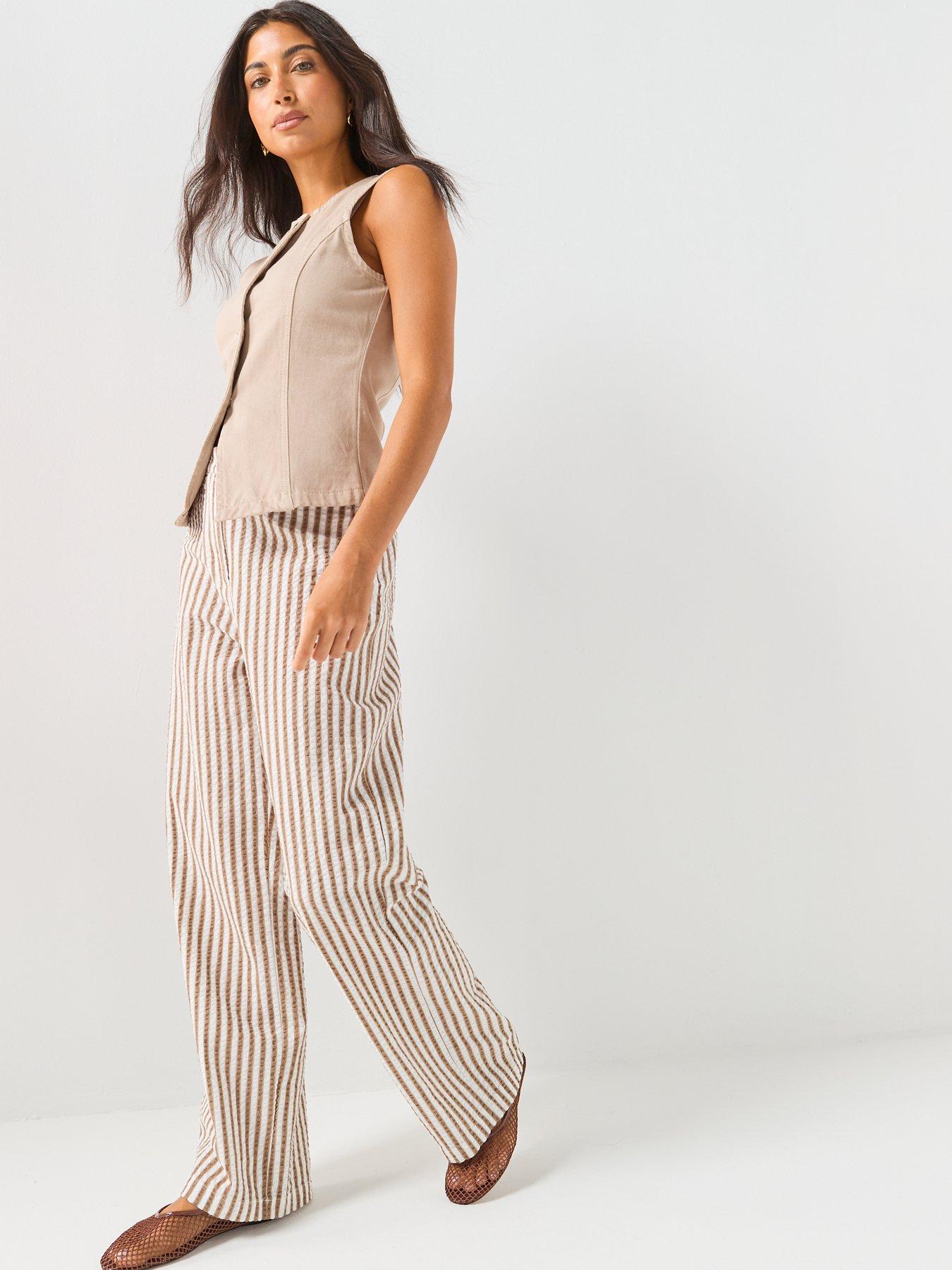 Image 5 of 5 of PIECES Pcstinna Hw Pants Wvn Noos Bc