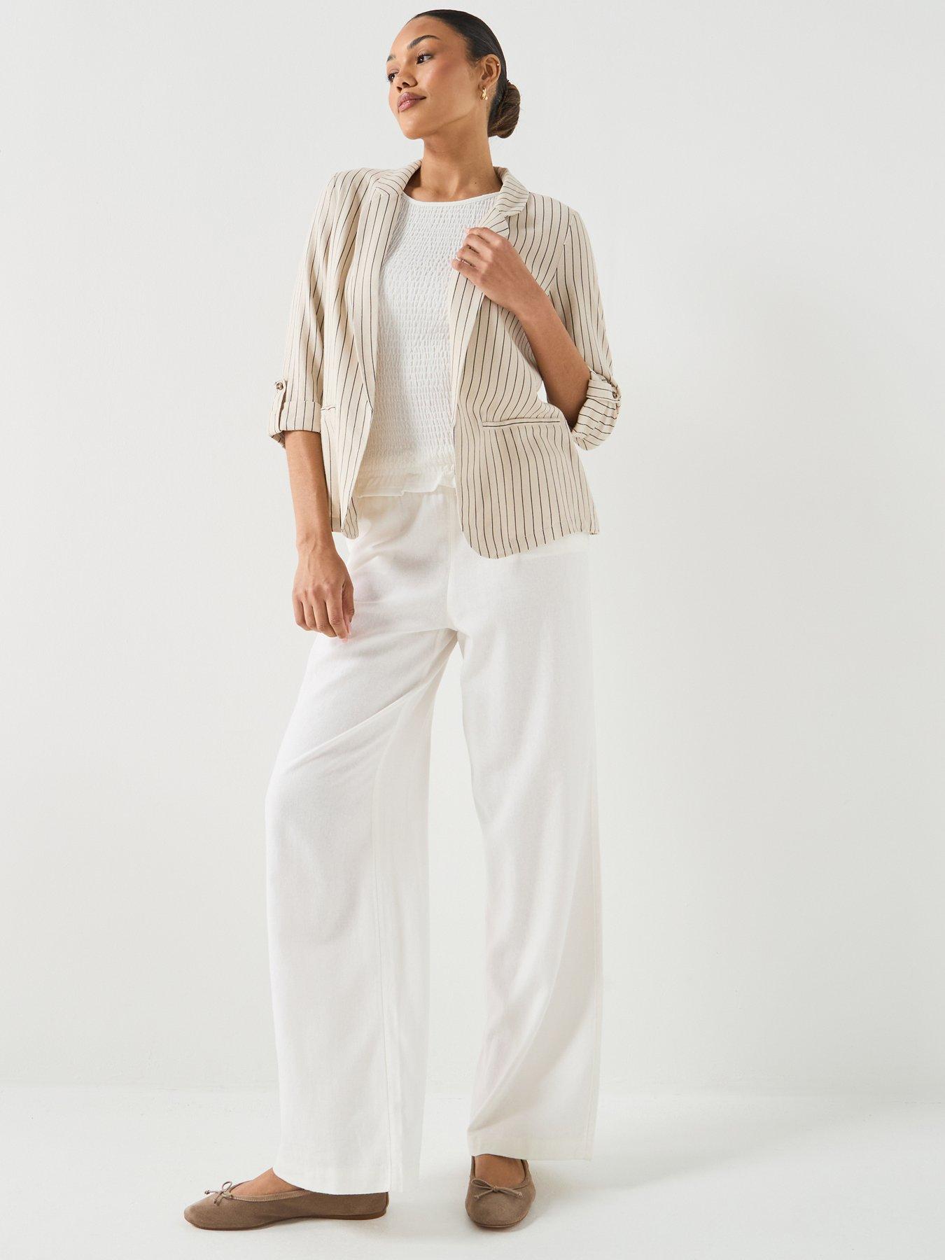 Image 3 of 6 of Vero Moda Vmjesmilo 3/4 Loose Blazer - Grey