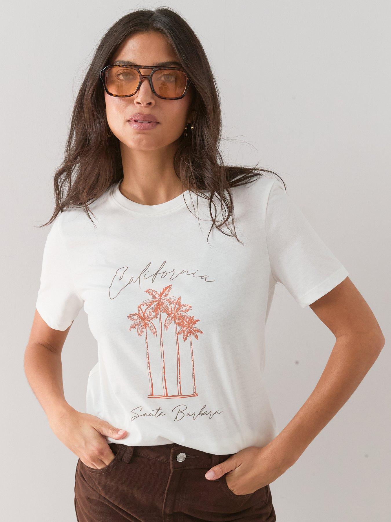 The Very Collection Graphic Palm T-shirt