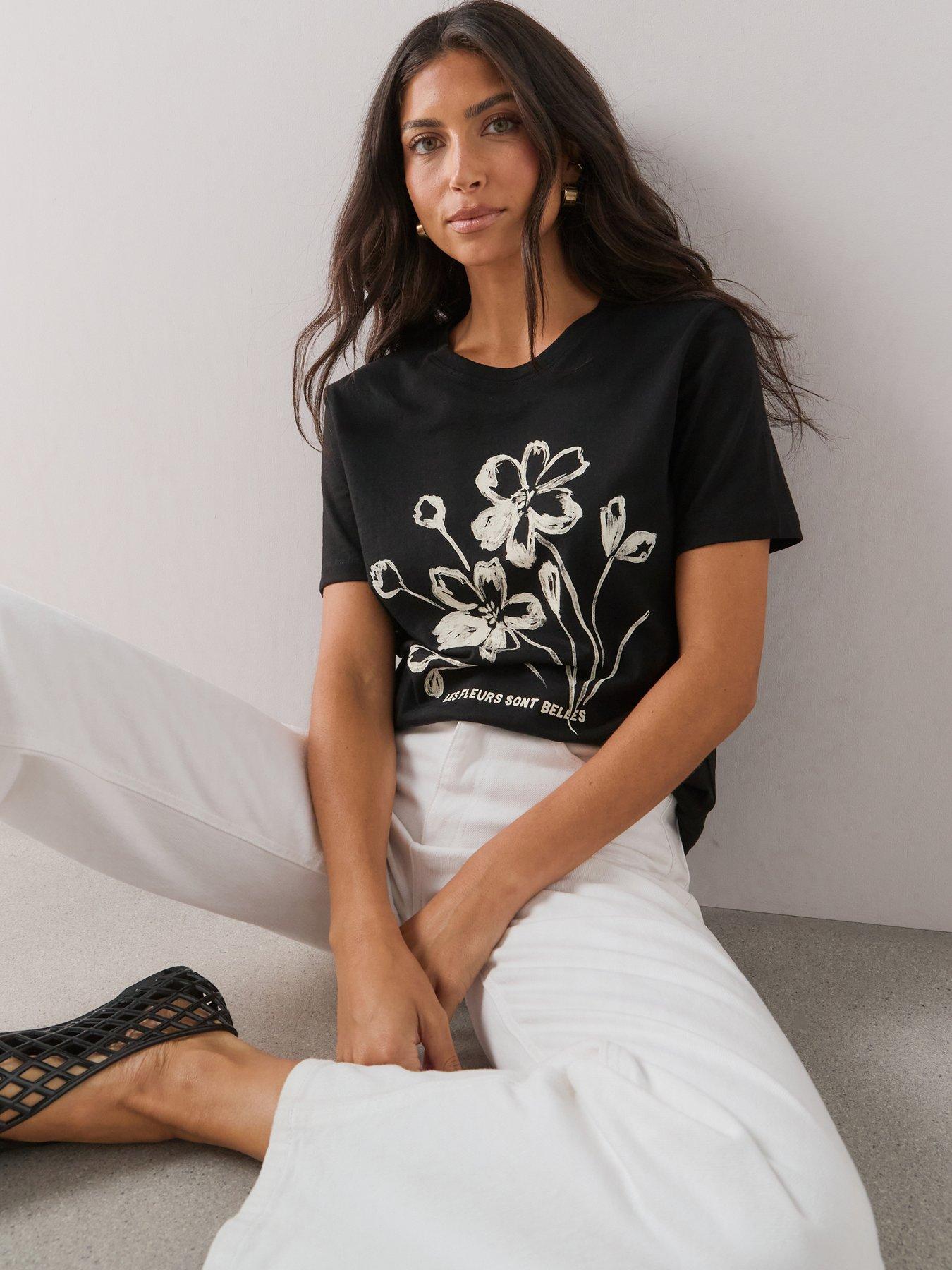 The Very Collection Women's Graphic Floral - Mono