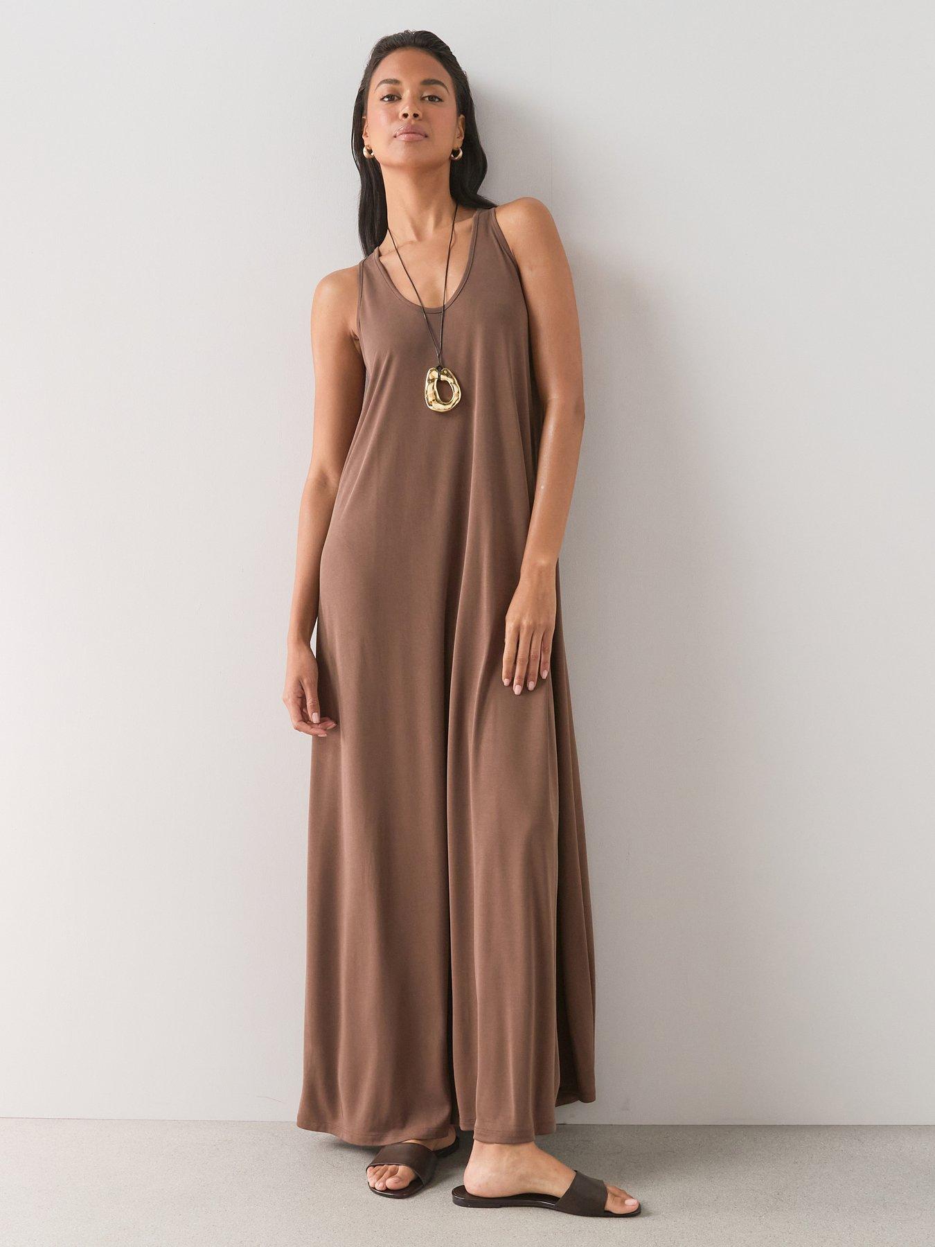 Image 1 of 7 of The Very Collection Modal Maxi Dress