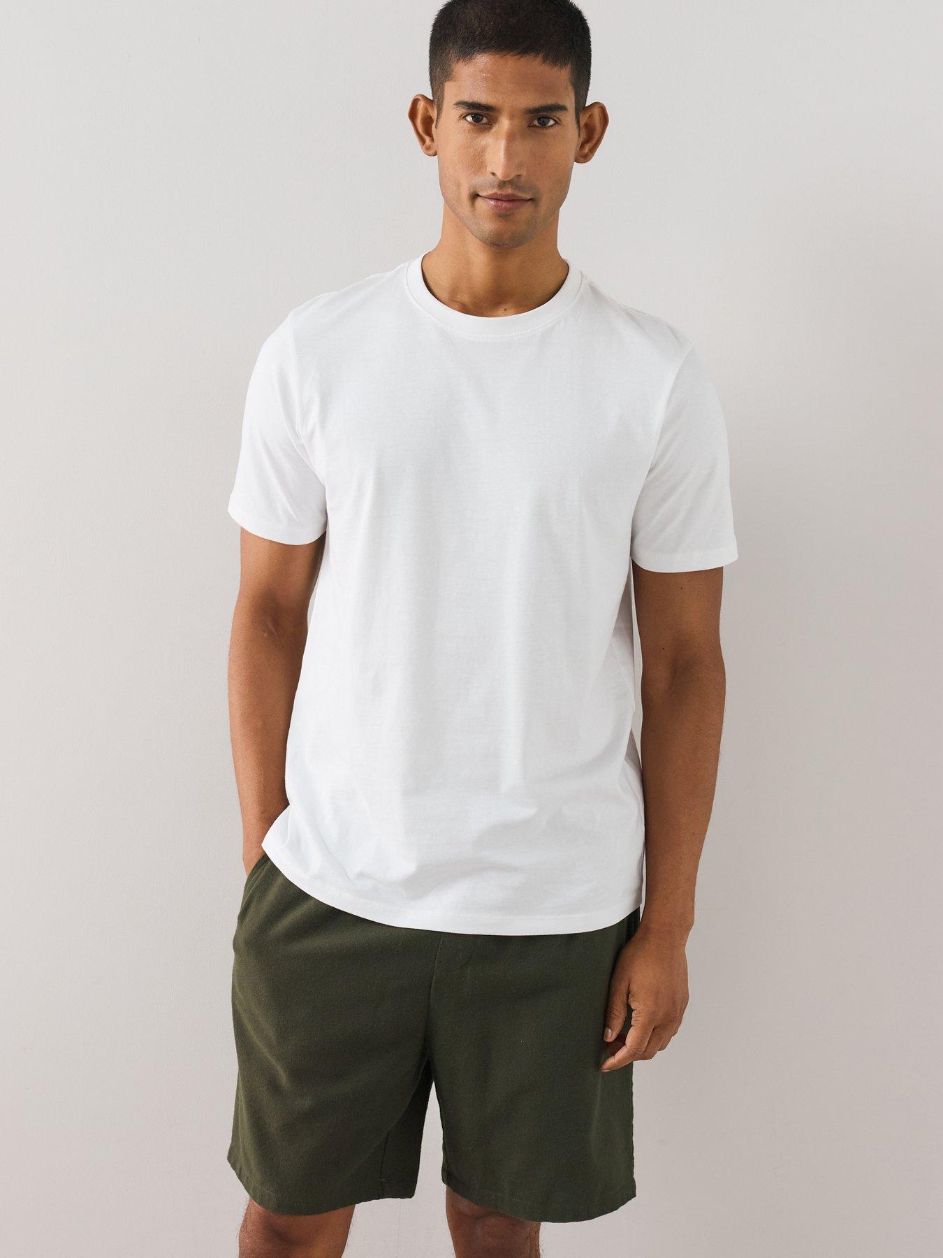 Image 6 of 7 of The Very Collection 2 Pack Cosy Pyjama Shorts - Dark Green