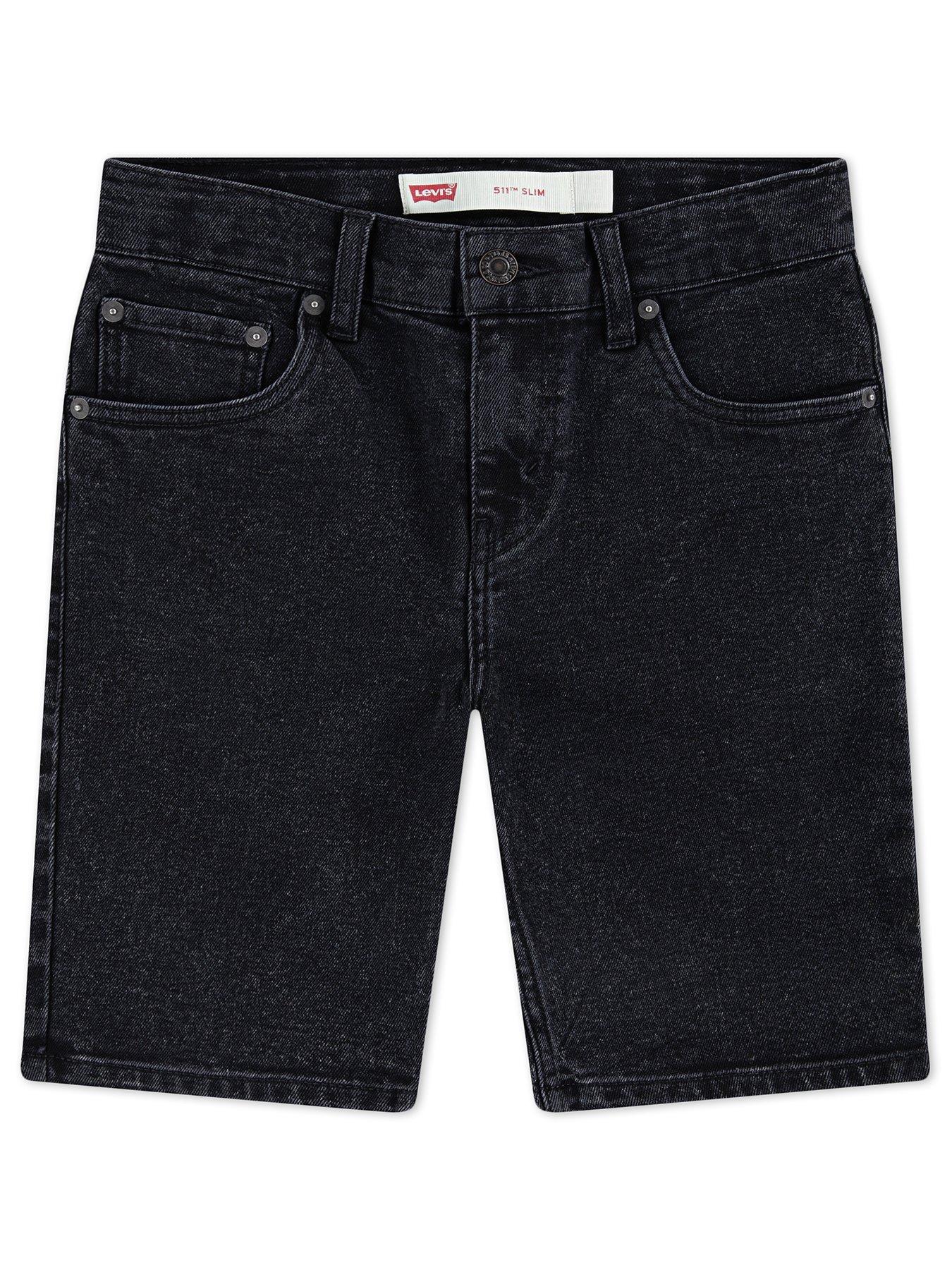 Girls Shorts Short Levi's Girlfriend Pour Fille 2-8 Ans - Denim, Coupe Ample, Décontracté Denim 100% Coton