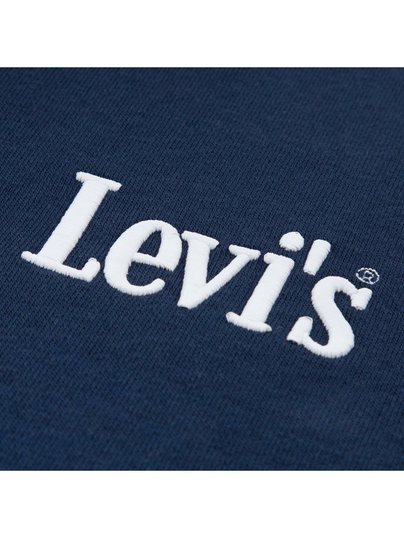 Image 3 of 5 of Levi's Boys Classic And Clean Hoodie - Blue
