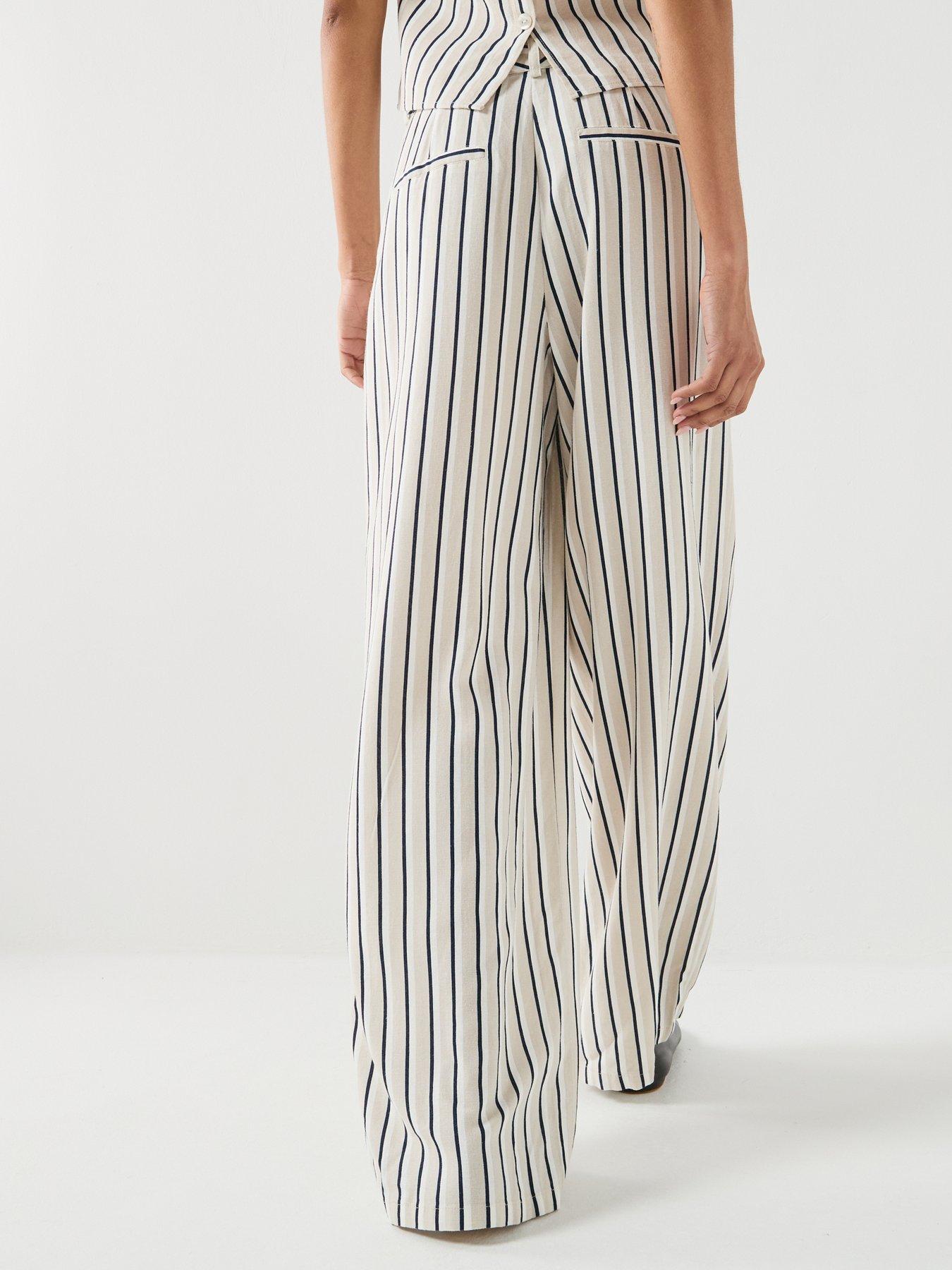 Image 2 of 5 of Vero Moda Vmmymilo Nila Wide Leg Dad Pant - Grey