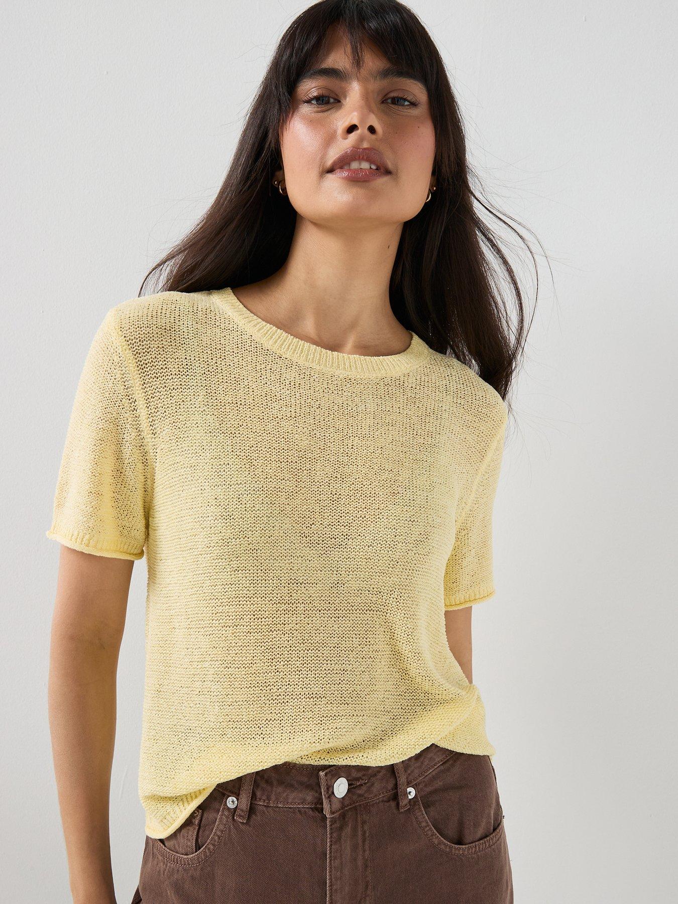 Only Onlsunny S/s Pullover Knt Noos