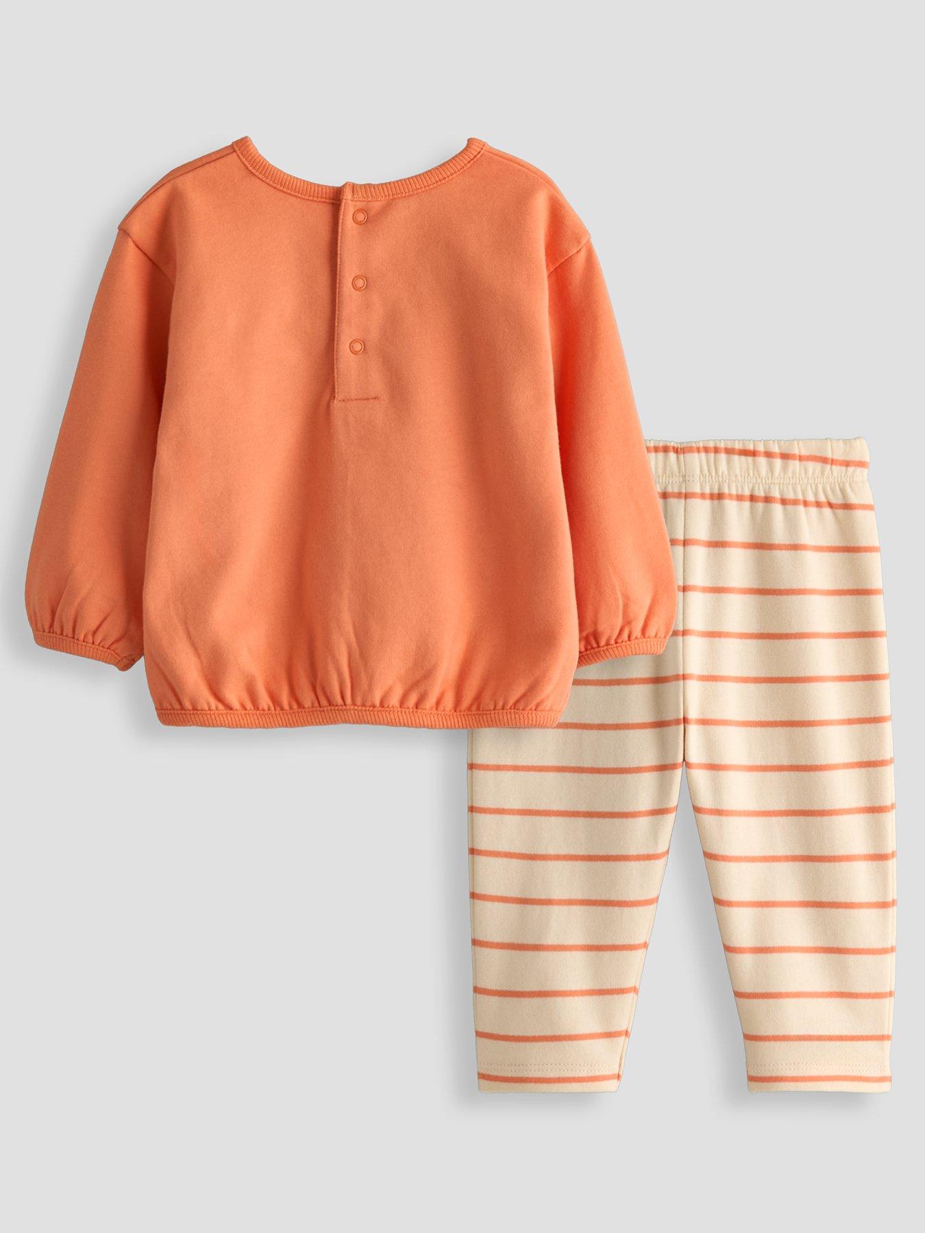 Image 2 of 5 of The Very Collection Baby Boys Hey Pumpkin Sweat Set (0-3 months - 18-24 months) - Orange