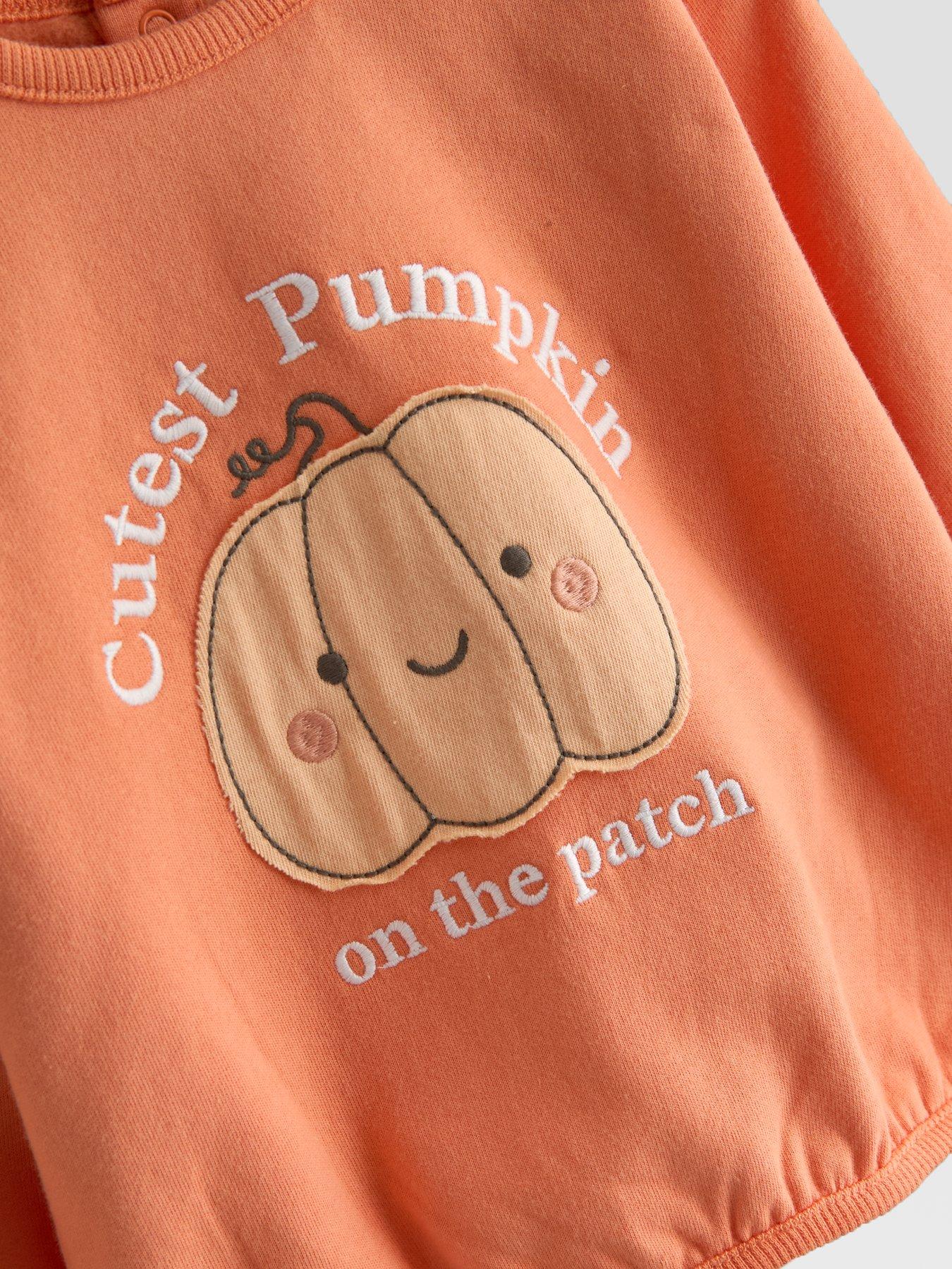 Image 3 of 5 of The Very Collection Baby Boys Hey Pumpkin Sweat Set (0-3 months - 18-24 months) - Orange