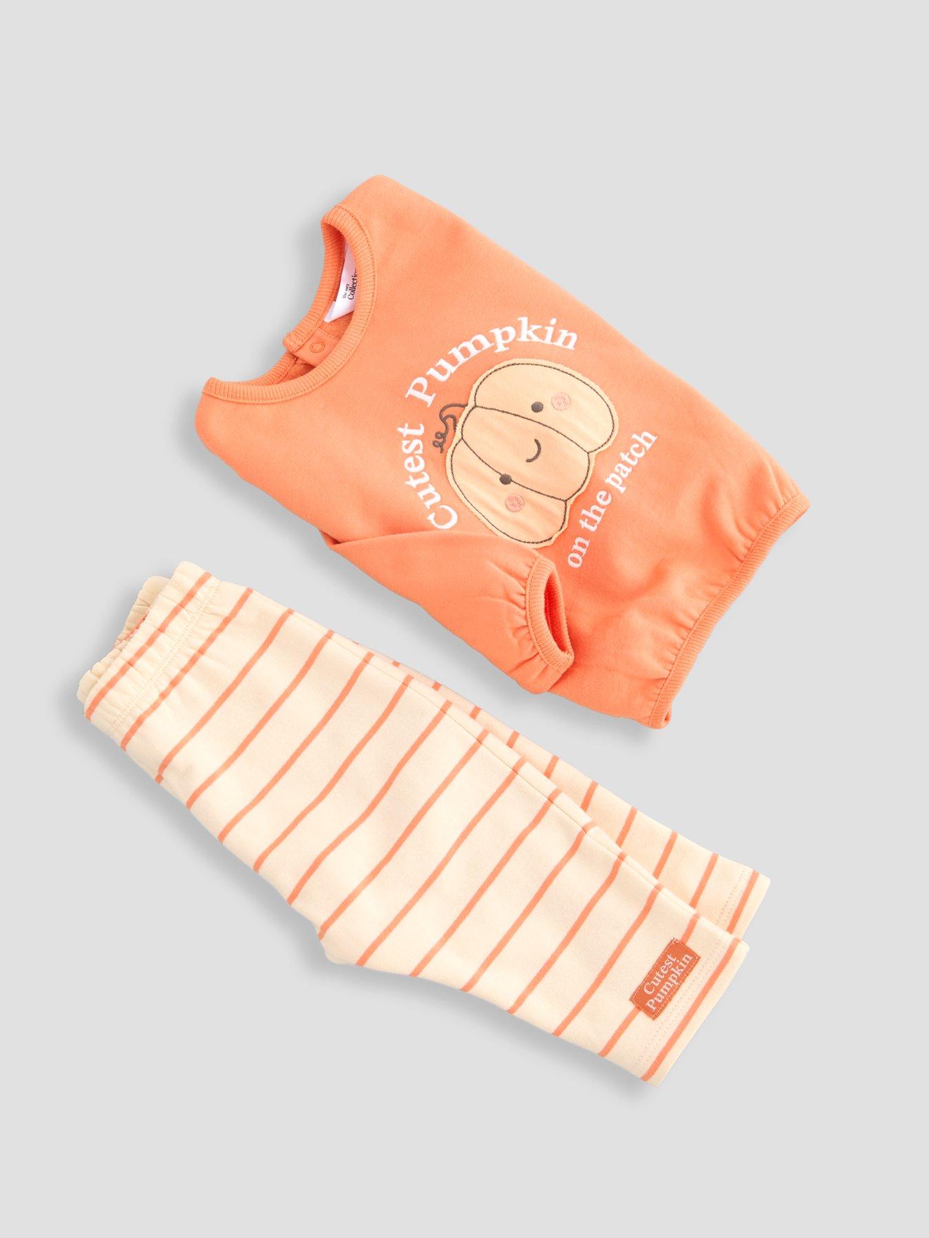 Image 5 of 5 of The Very Collection Baby Boys Hey Pumpkin Sweat Set (0-3 months - 18-24 months) - Orange